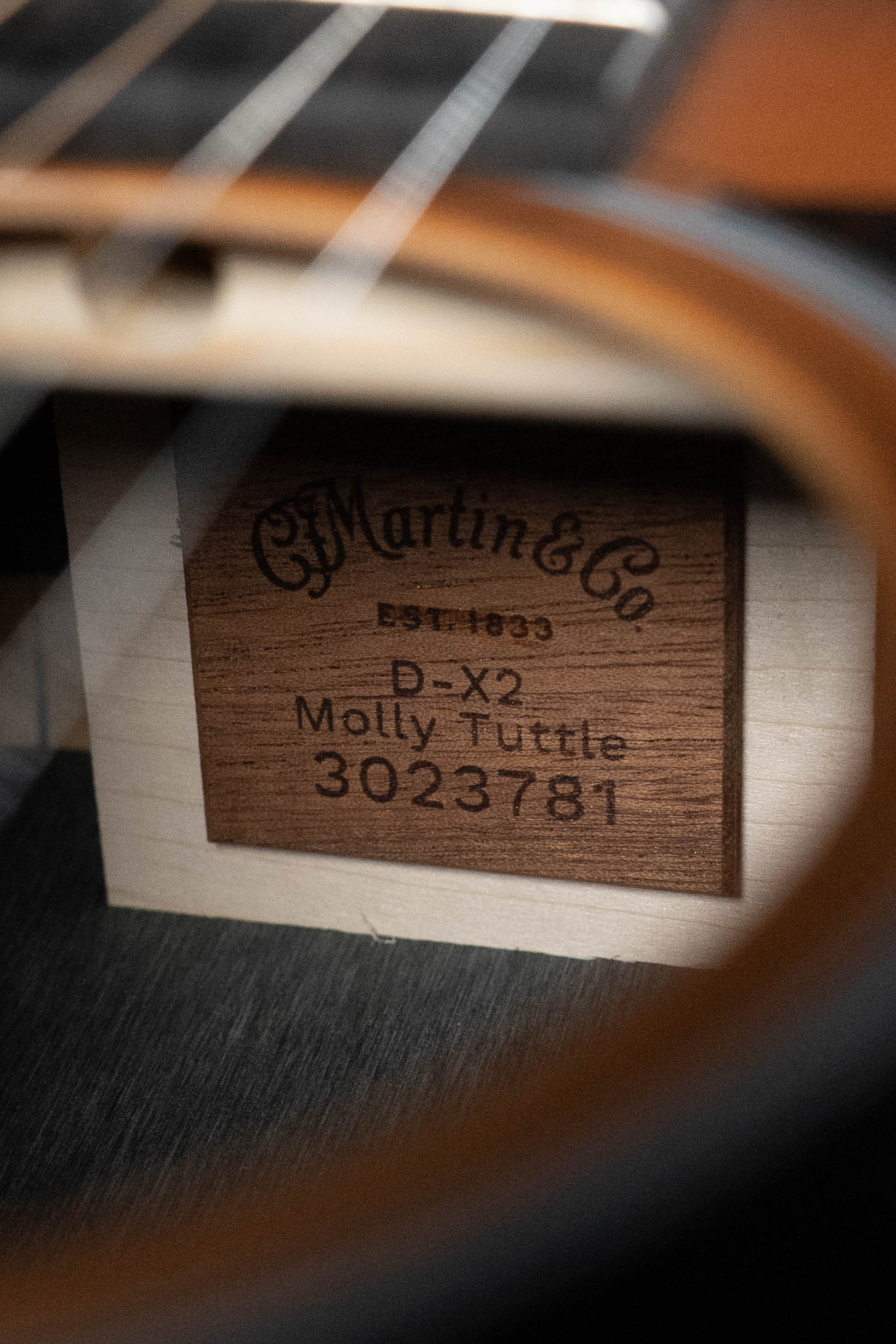 *New 2026 Model* Martin D-X2E Molly Tuttle Spruce/HPL Mahogany Dreadnought Guitar w/Martin Electronics #3781