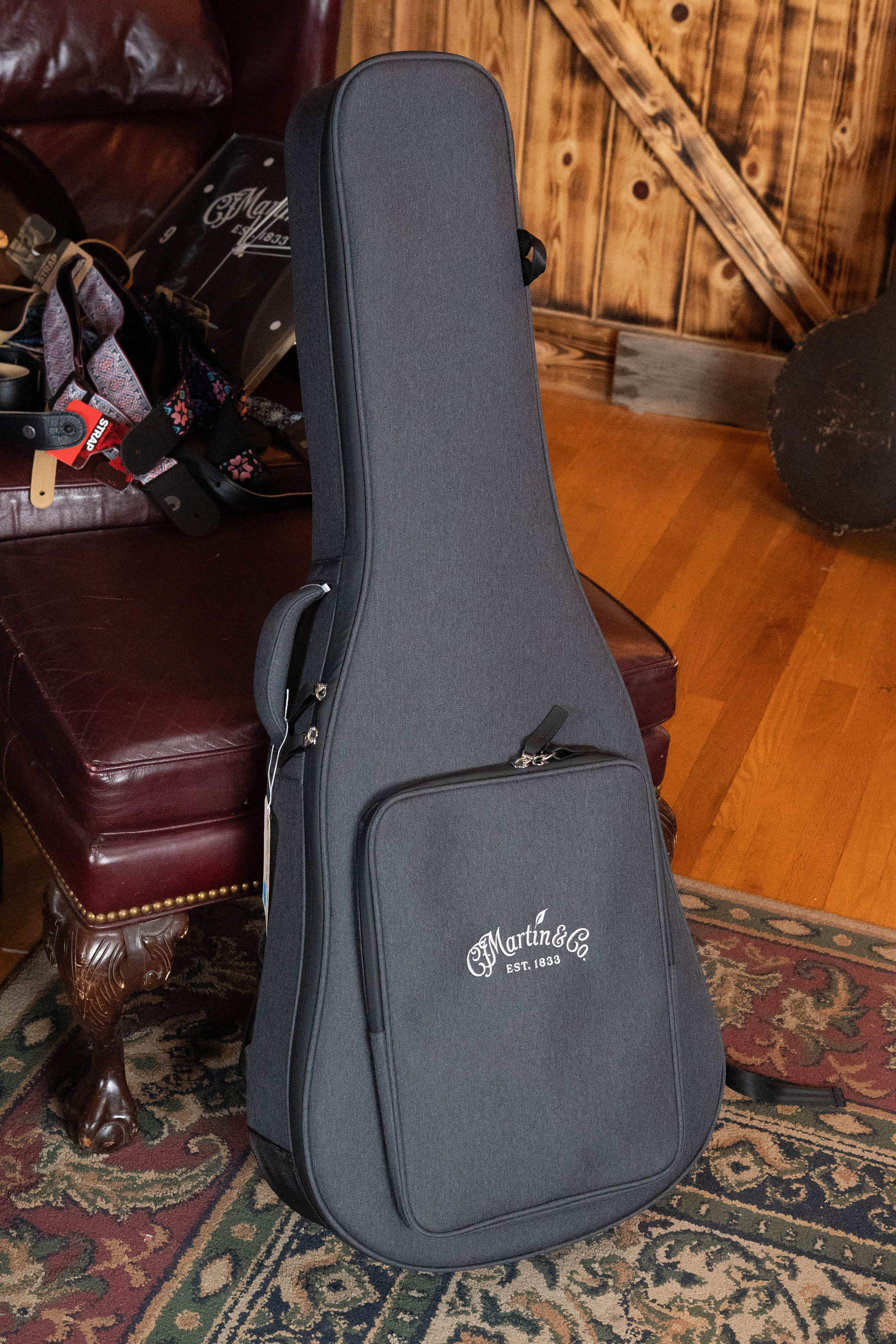 *New 2026 Model* Martin DC-10E Modern Black Road Series Spruce/Sapele Cutaway Dreadnought Guitar w/Martin Electronics #9162