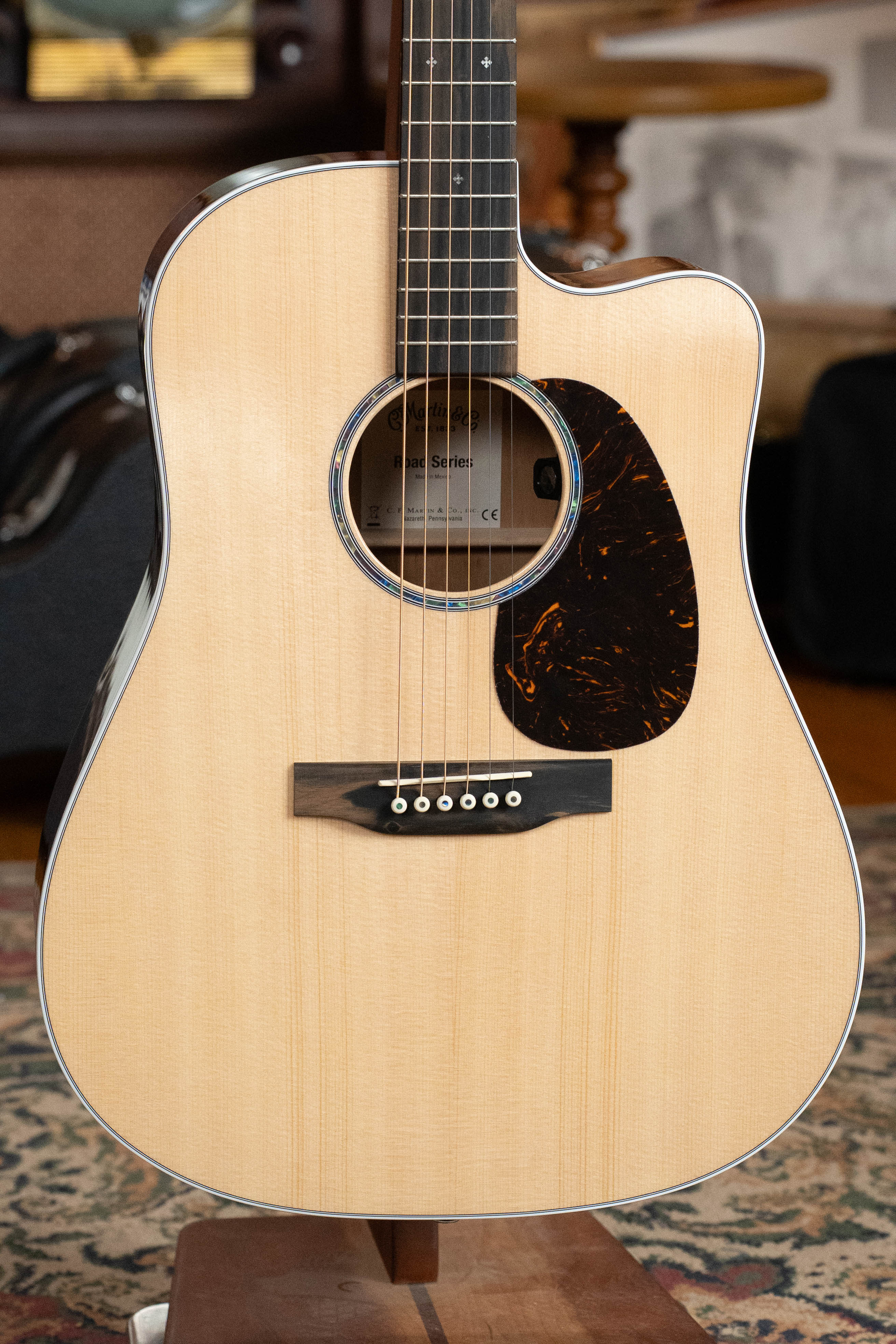 *New 2026 Model* Martin DC-13E Modern Road Series Spruce/Koa Fine Veneer Cutaway Dreadnought Guitar w/Martin Electronics #4610