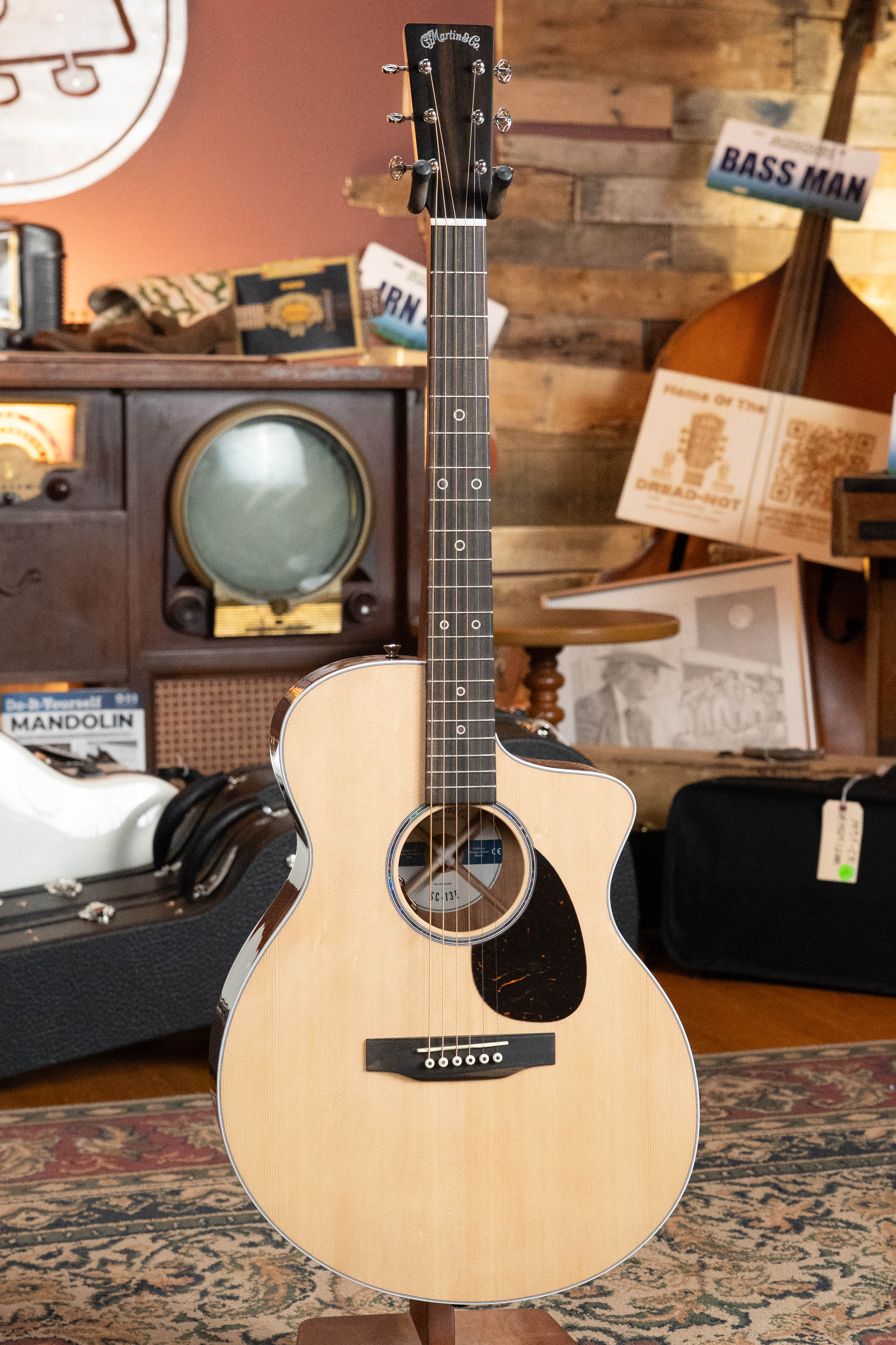 *New 2026 Model* Martin SC-13E Modern Road Series Spruce/Koa Fine Veneer Cutaway S-Body Guitar w/LR Baggs Electronics #9642