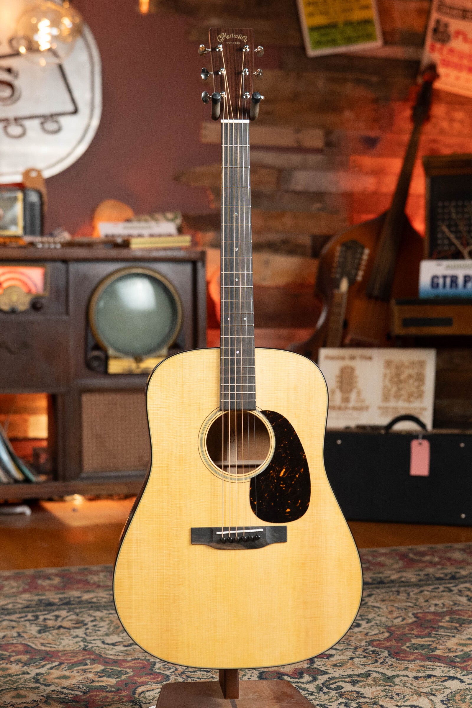 *New 2025 Model* Martin D-18 Spruce/Mahogany Gloss Finish Dreadnought Acoustic Guitar #3976