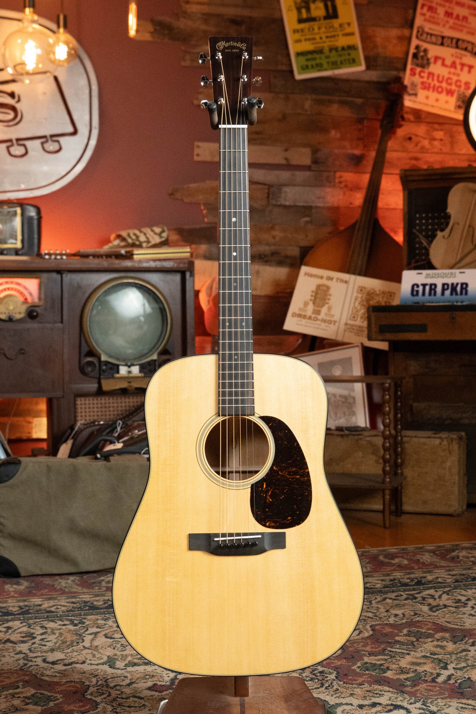 *New 2025 Model* Martin D-18 Spruce/Mahogany Satin Finish Dreadnought Acoustic Guitar #7225
