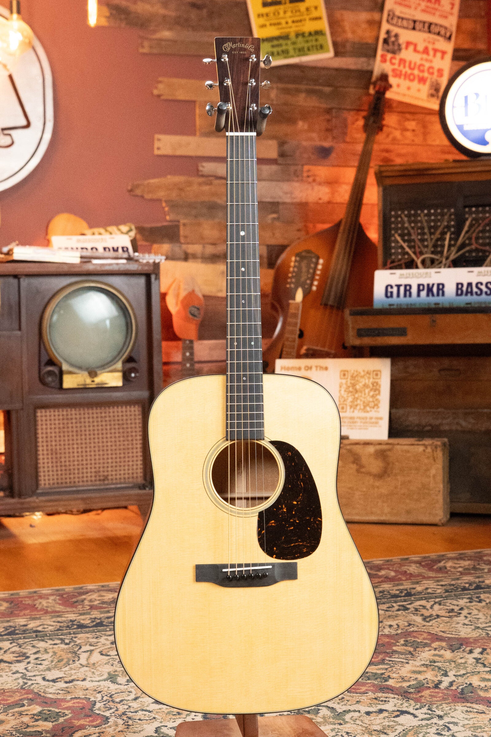 *New 2025 Model* Martin D-18 Spruce/Mahogany Satin Finish Dreadnought Acoustic Guitar #7303