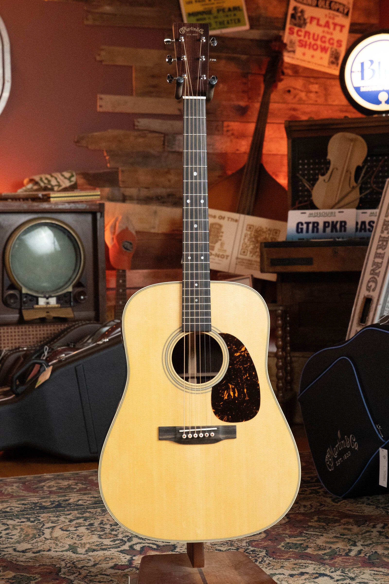 *New 2025 Model* Martin D-28 Gloss Spruce/Indian Rosewood Dreadnought Acoustic Guitar #4094