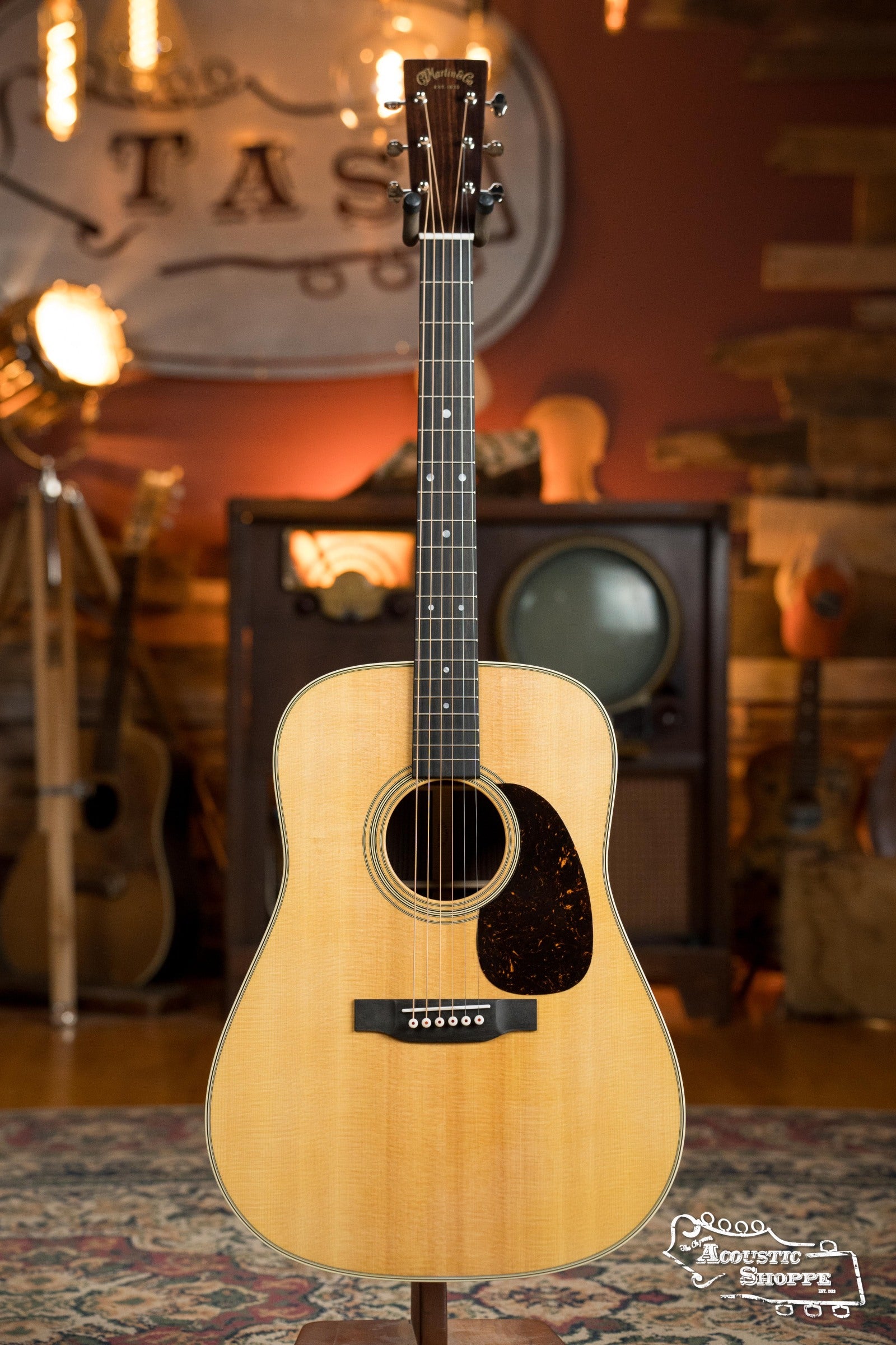 *New 2025 Model* Martin D-28 Satin Spruce/Indian Rosewood Dreadnought Acoustic Guitar #8715