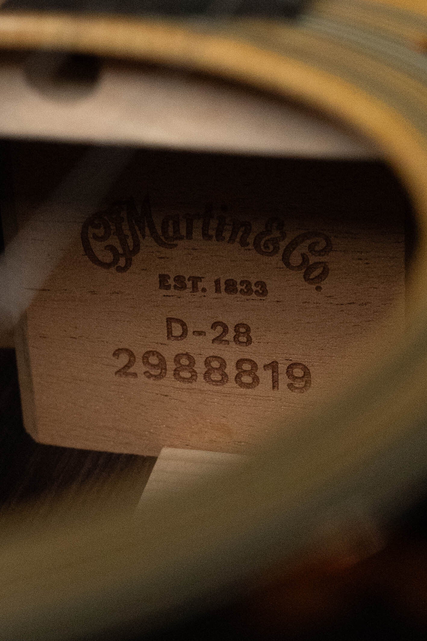 *New 2025 Model* Martin D-28 Satin Spruce/Indian Rosewood Dreadnought Acoustic Guitar #8819
