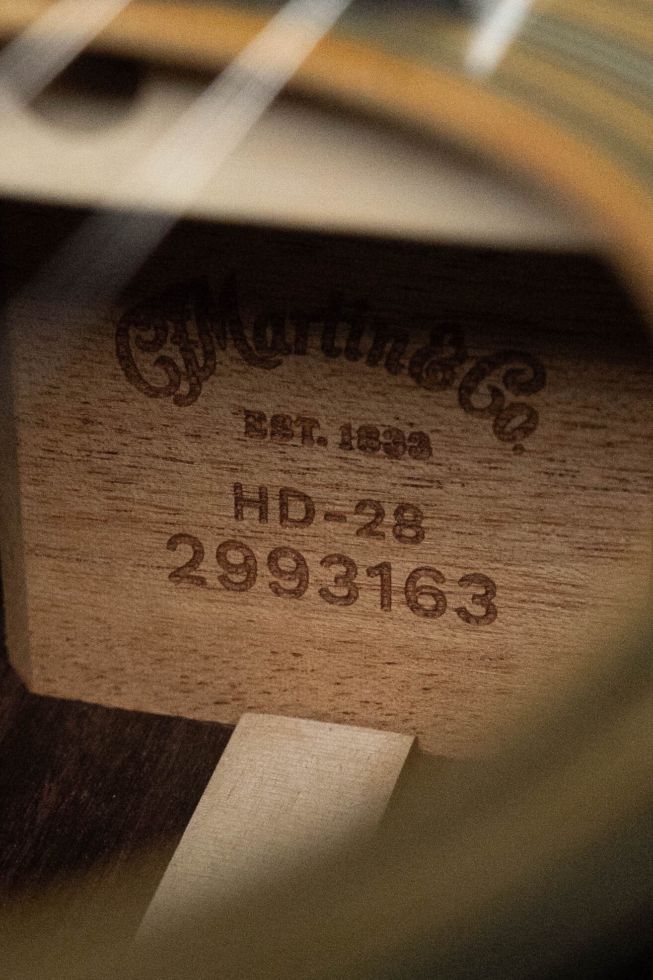 *New 2025 Model* Martin HD-28 Spruce/East Indian Rosewood Dreadnought Acoustic Guitar #3163