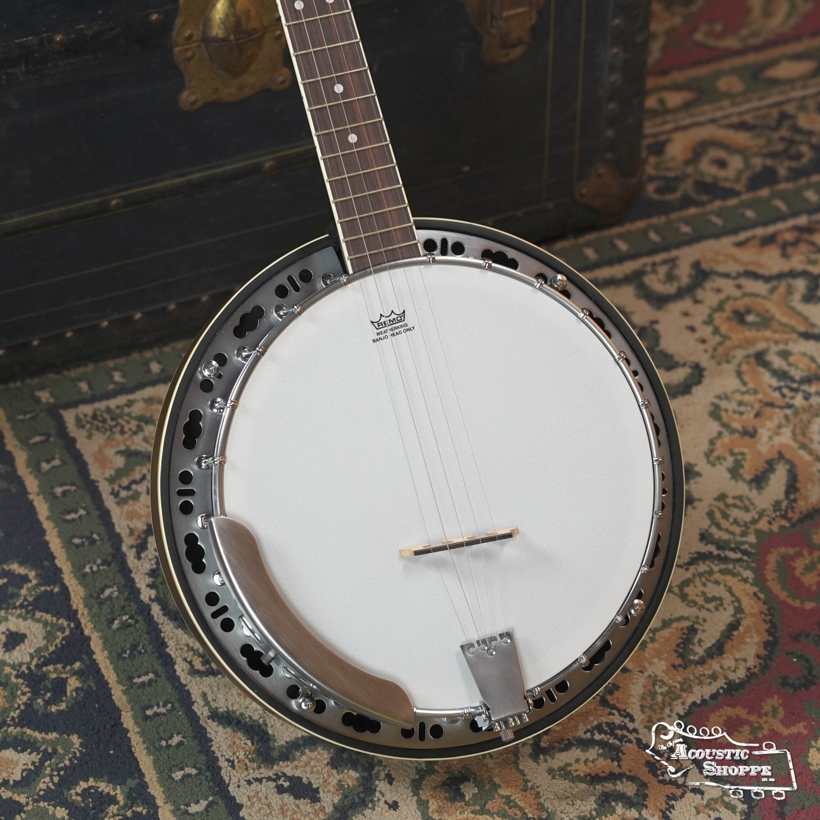 Ortega OBJ300-WB Americana Series Whiskey Burst 5-String Resonator Banjo #0246