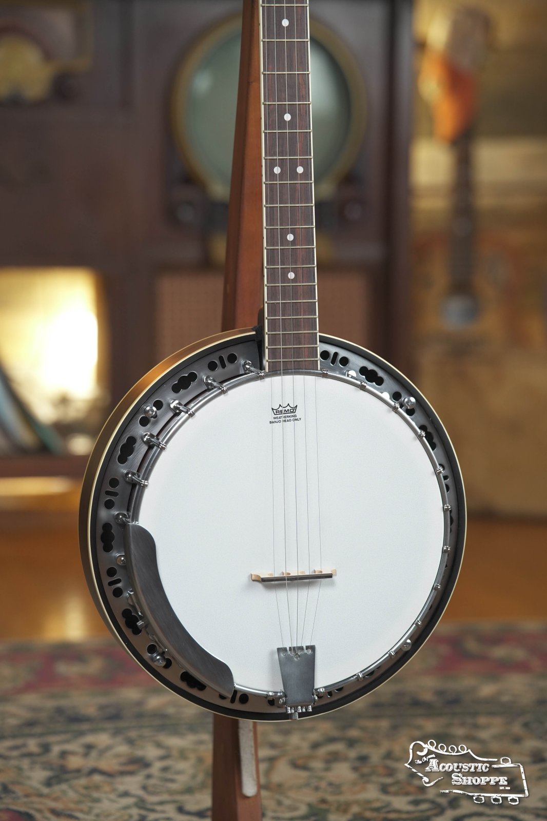 Ortega OBJ300-WB Americana Series Whiskey Burst 5-String Resonator Banjo #0246
