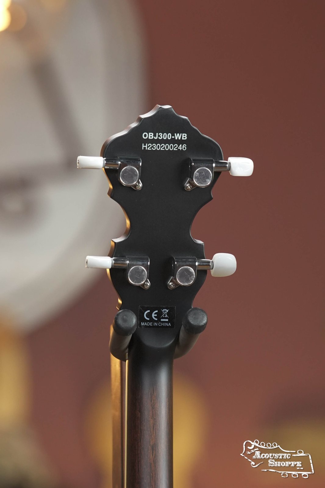 Ortega OBJ300-WB Americana Series Whiskey Burst 5-String Resonator Banjo #0246