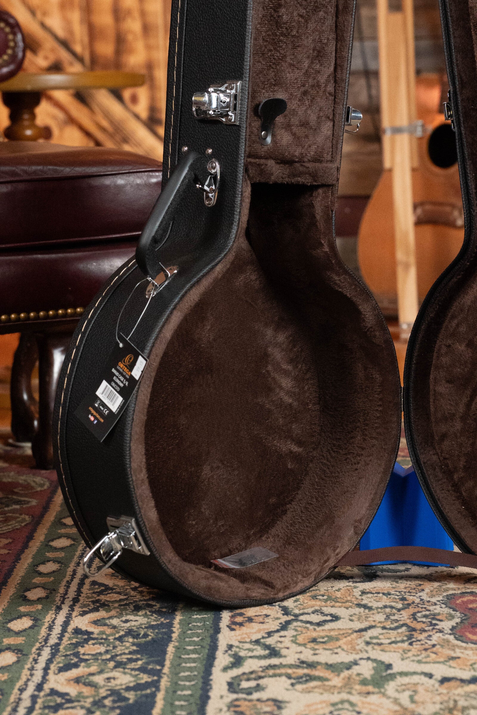 Ortega OBJCSTD Black Flat Top Banjo Hardshell Case