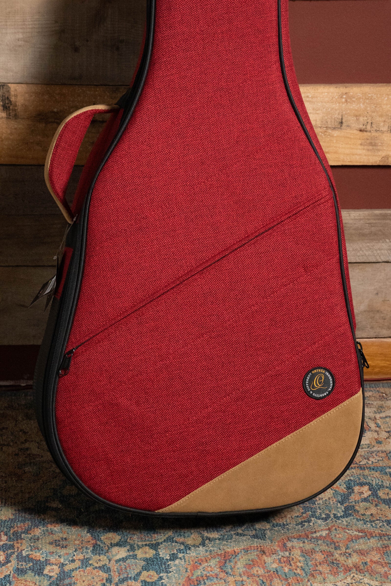 Ortega OSOCADN-BX Dreadnought Guitar Soft Case in Bordeaux Wine