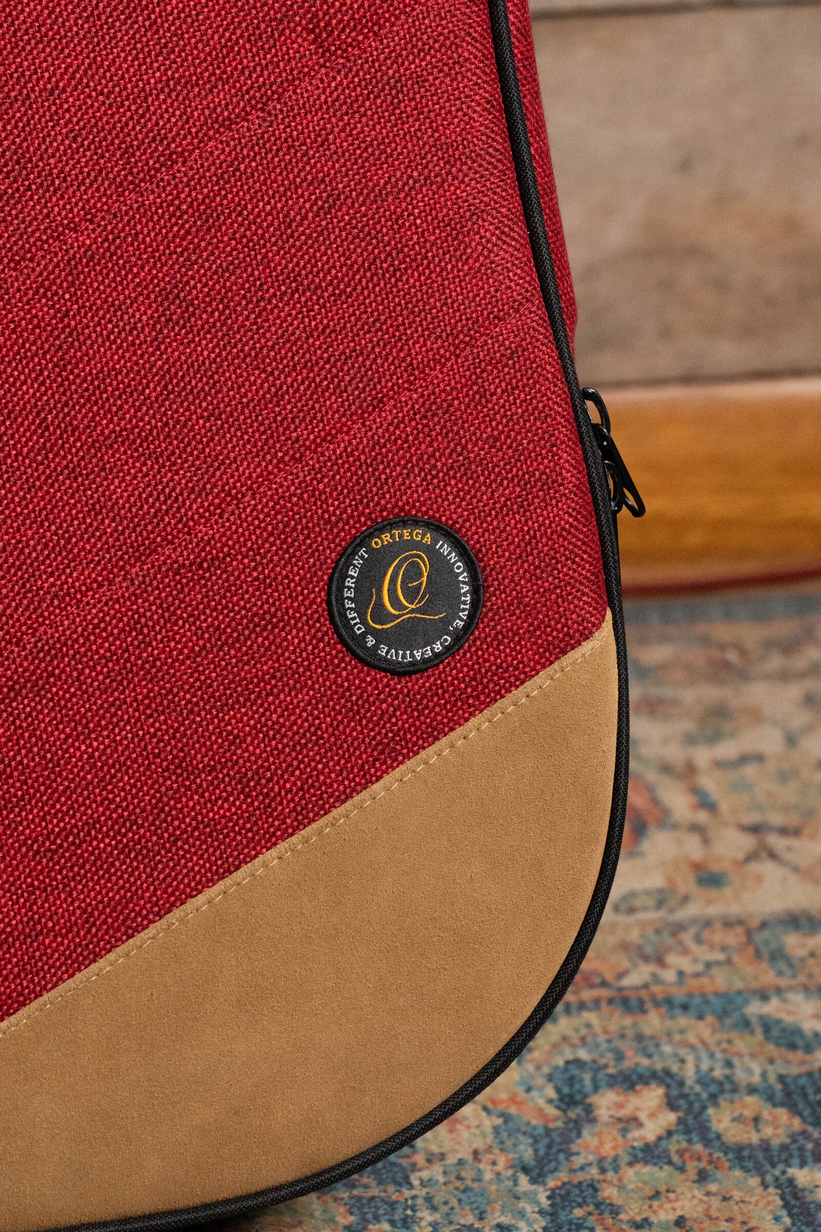 Ortega OSOCADN-BX Dreadnought Guitar Soft Case in Bordeaux Wine