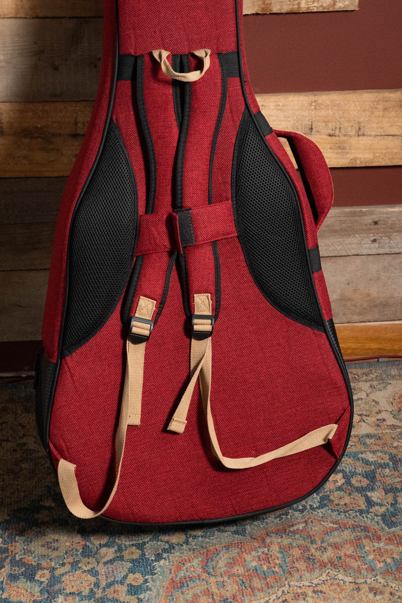 Ortega OSOCADN-BX Dreadnought Guitar Soft Case in Bordeaux Wine