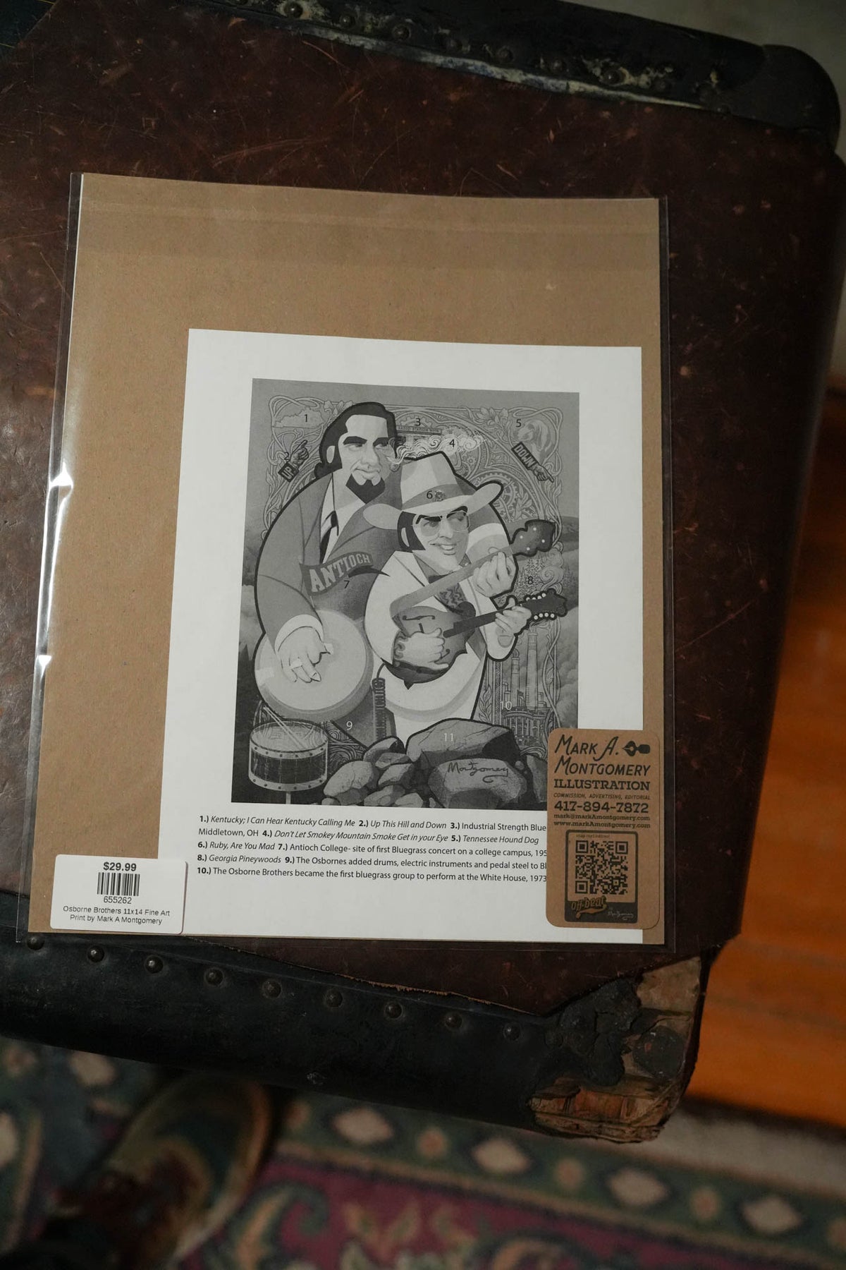 Osborne Brothers 11x14 Fine Art Print by Mark A Montgomery