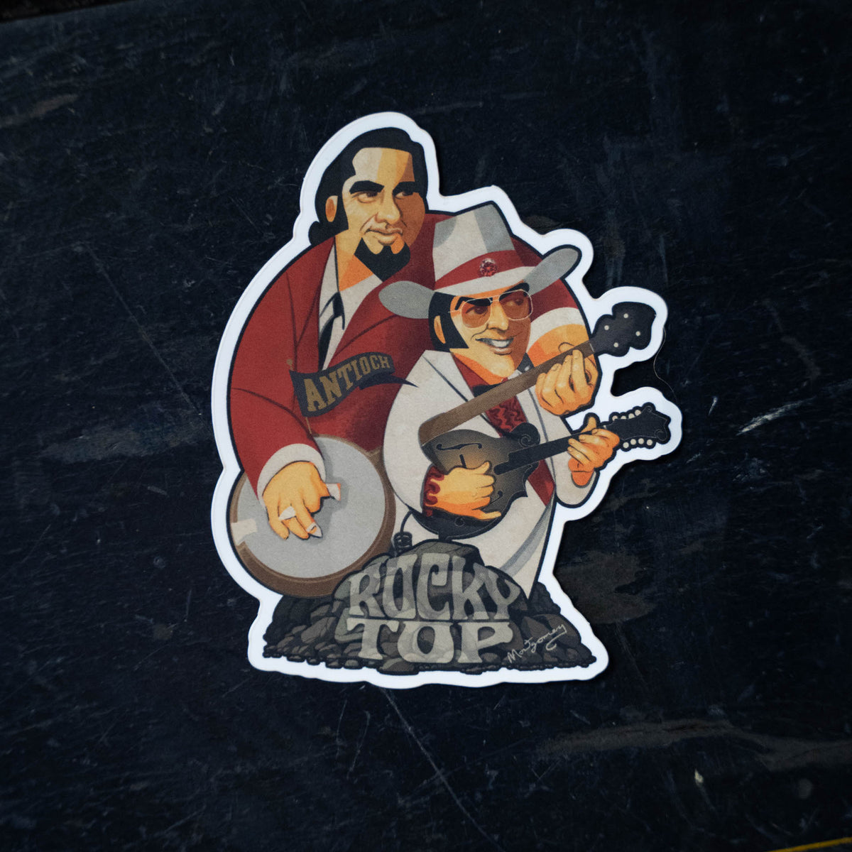 Osborne Brothers 4" Sticker by Mark A Montgomery