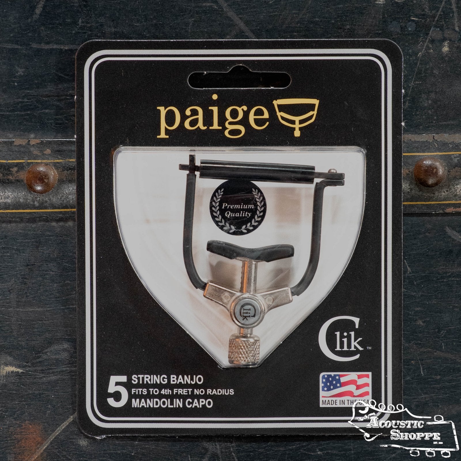 Paige Clik Banjo/Mandolin Capo (PC-B4-1.437)