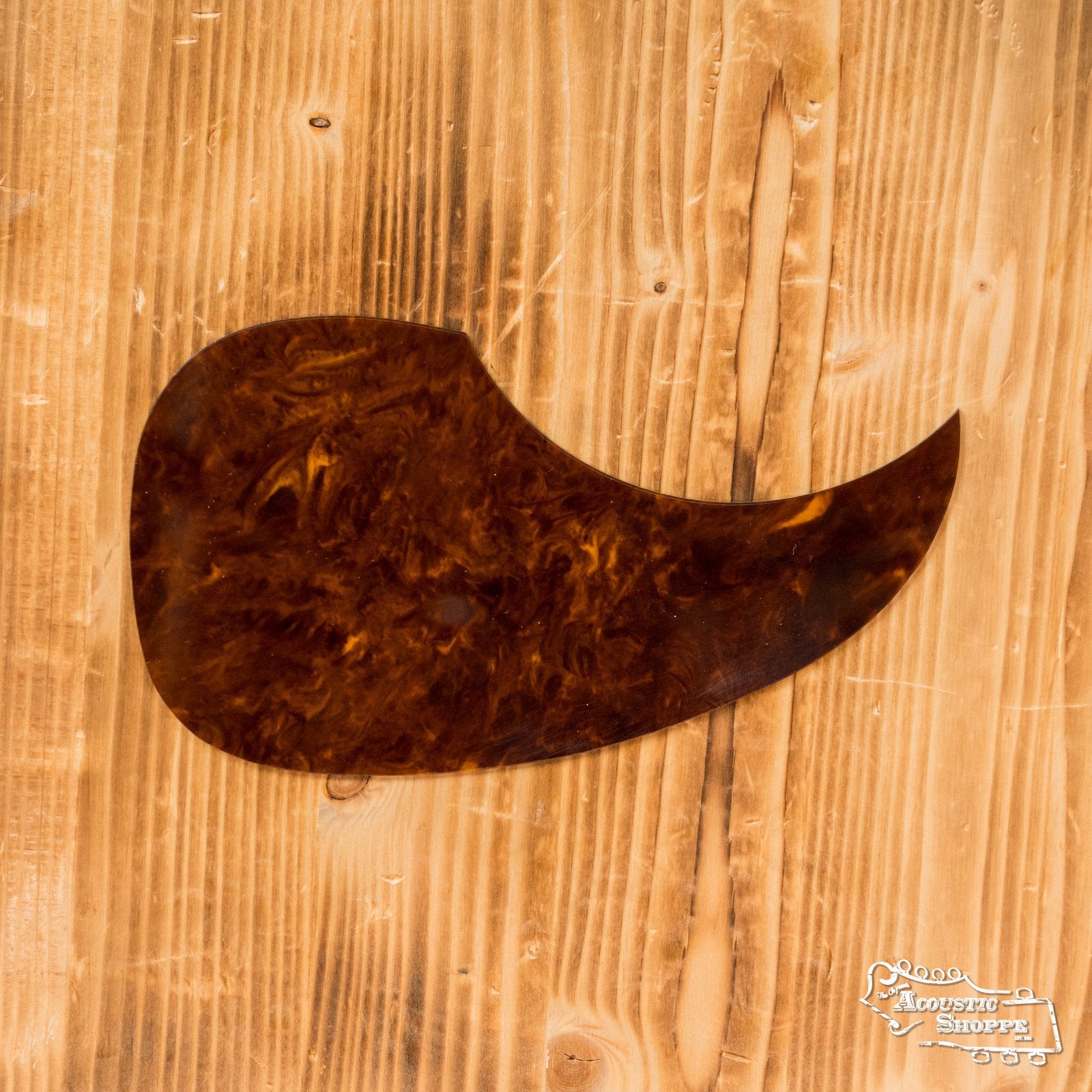 Bedell Brown Dread-Shaped Pickguard 5 & 1/16"