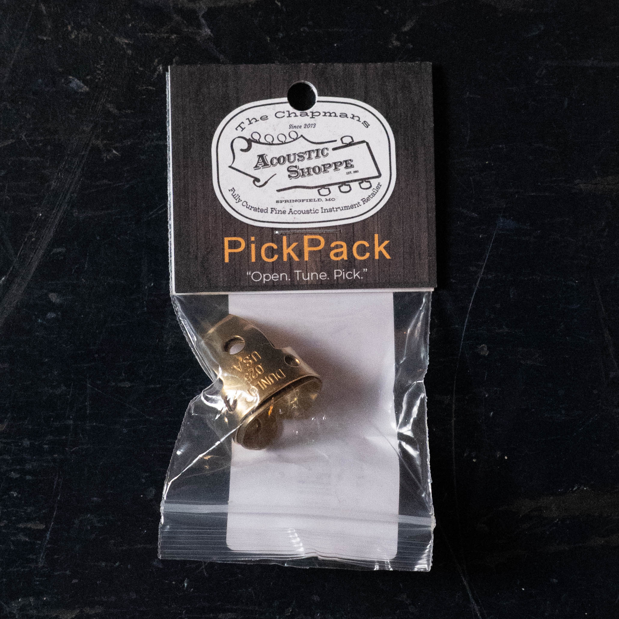 Dunlop 37R025 Brass Finger Pick - 2 Pack