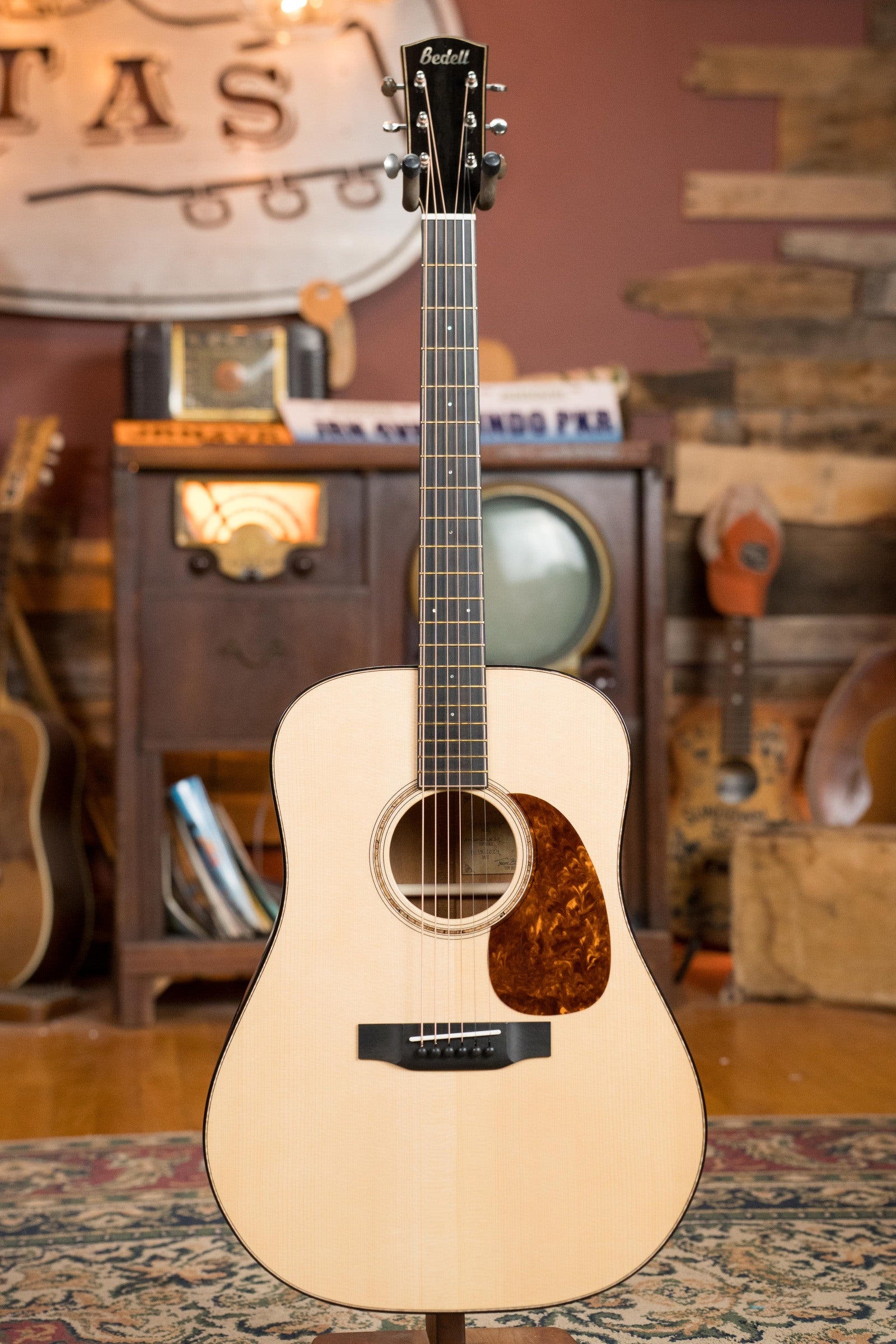 *Pre-Order DEPOSIT ONLY* Bedell 1940's TAS Custom Built Adirondack/Honduran Mahogany Dreadnought Acoustic Guitar