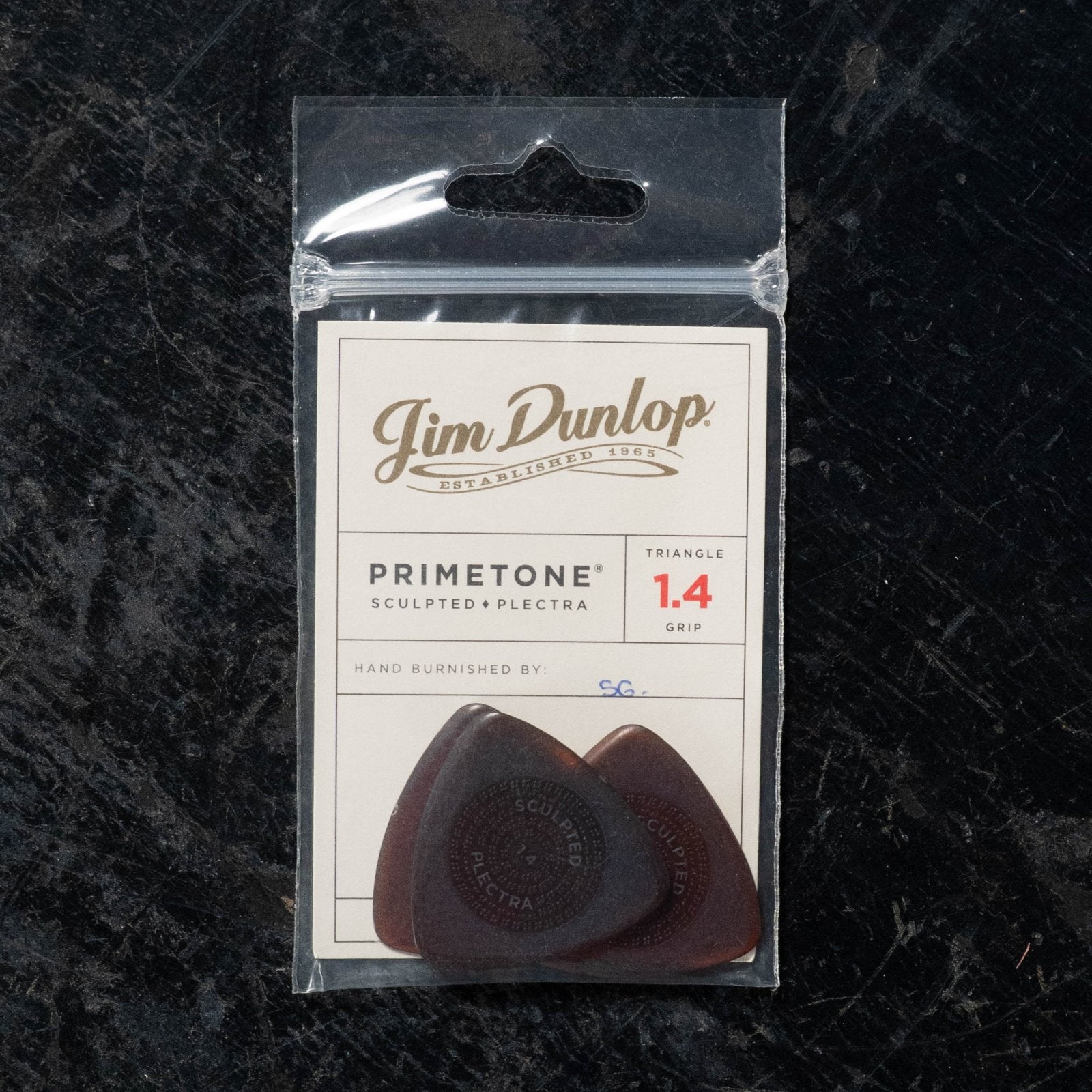 Dunlop Primetone Triangle Grip Pick 3 Pack - 512P Select Your Gauge