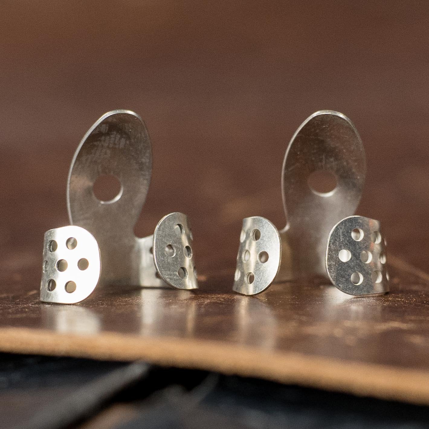 ProPik Reso Nickel Single Wrap Medium Finger Pick - 2 Pack