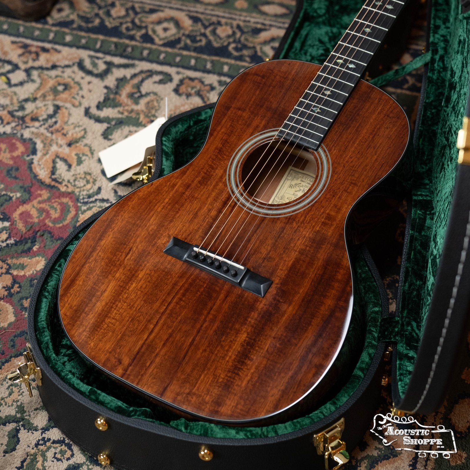 Recording King ROS-729 All Koa OOO Acoustic Guitar #0156