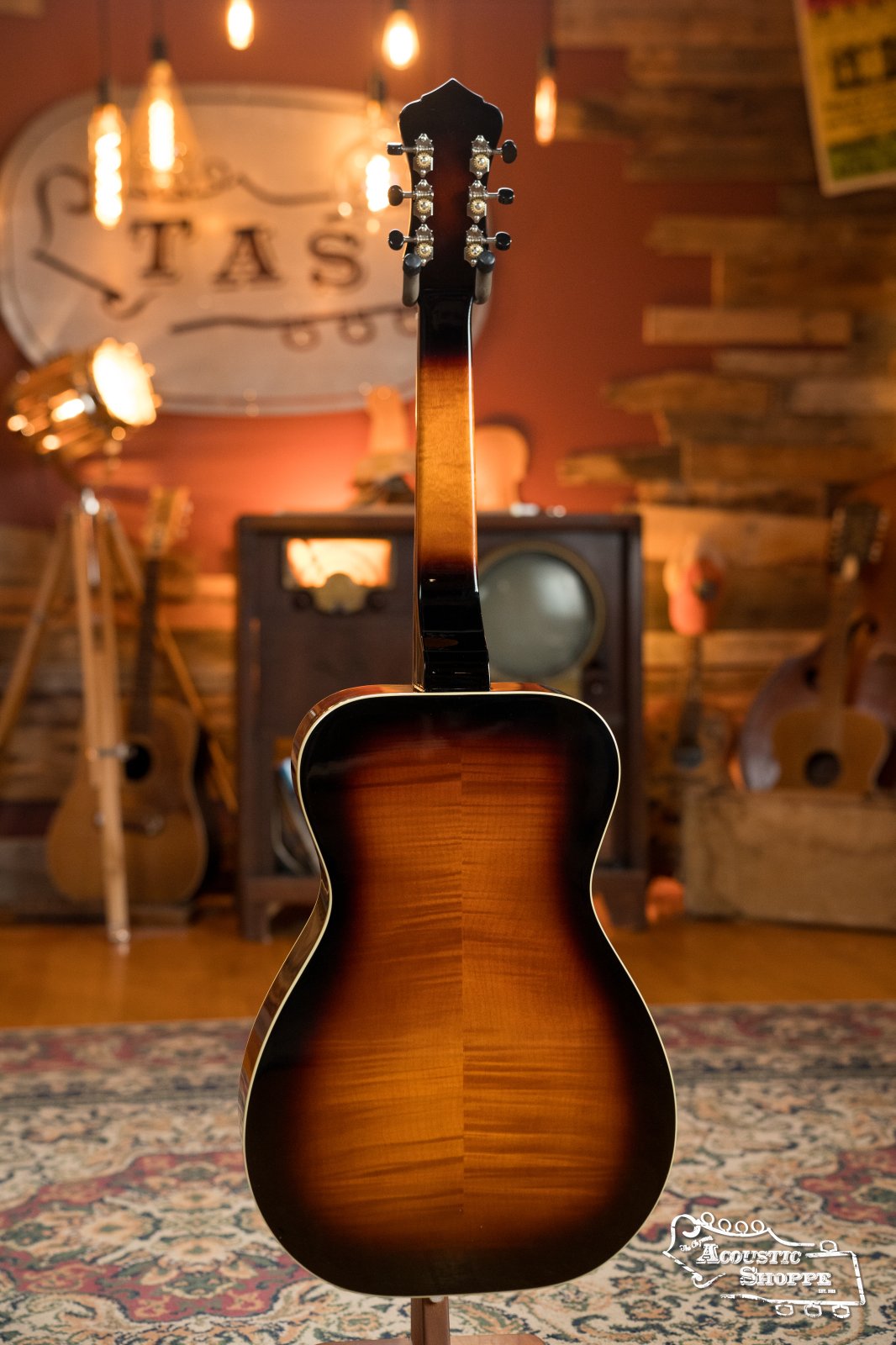 Recording King RR-75PL-SN Phil Leadbetter Signature All Flamed Maple Resonator Guitar #0248
