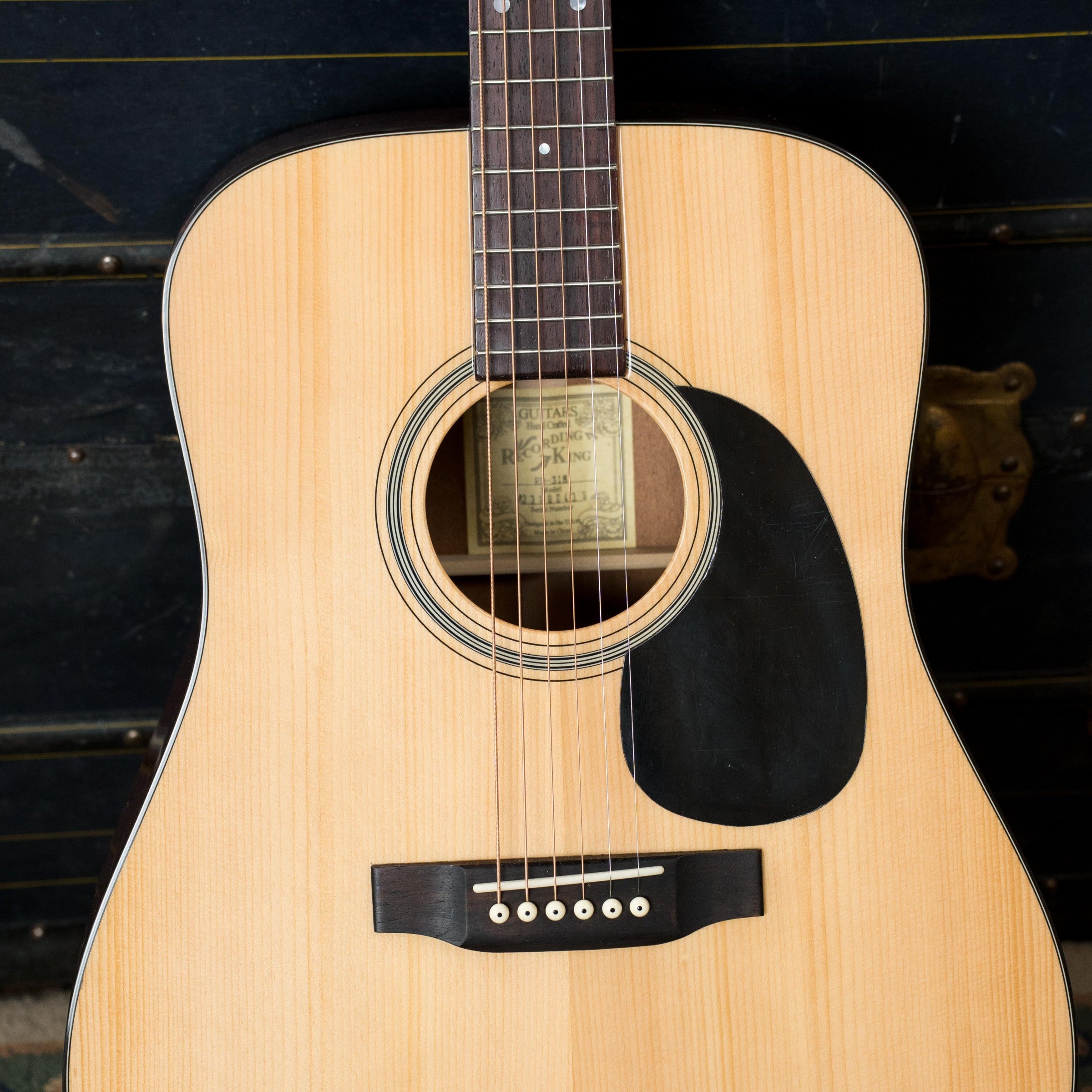 *Floor Model - Discounted* Recording King RD-318 Aged Adirondack/African Mahogany Dreadnaught Acoustic Guitar #0438