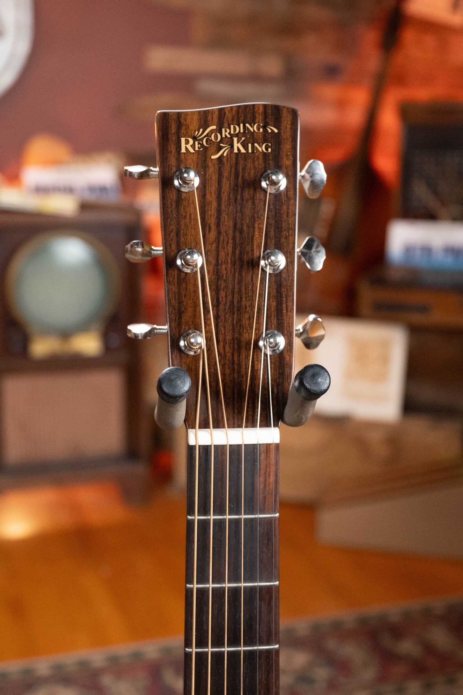 Recording King RD-318 Aged Adirondack/African Mahogany Dreadnaught Acoustic Guitar #0493