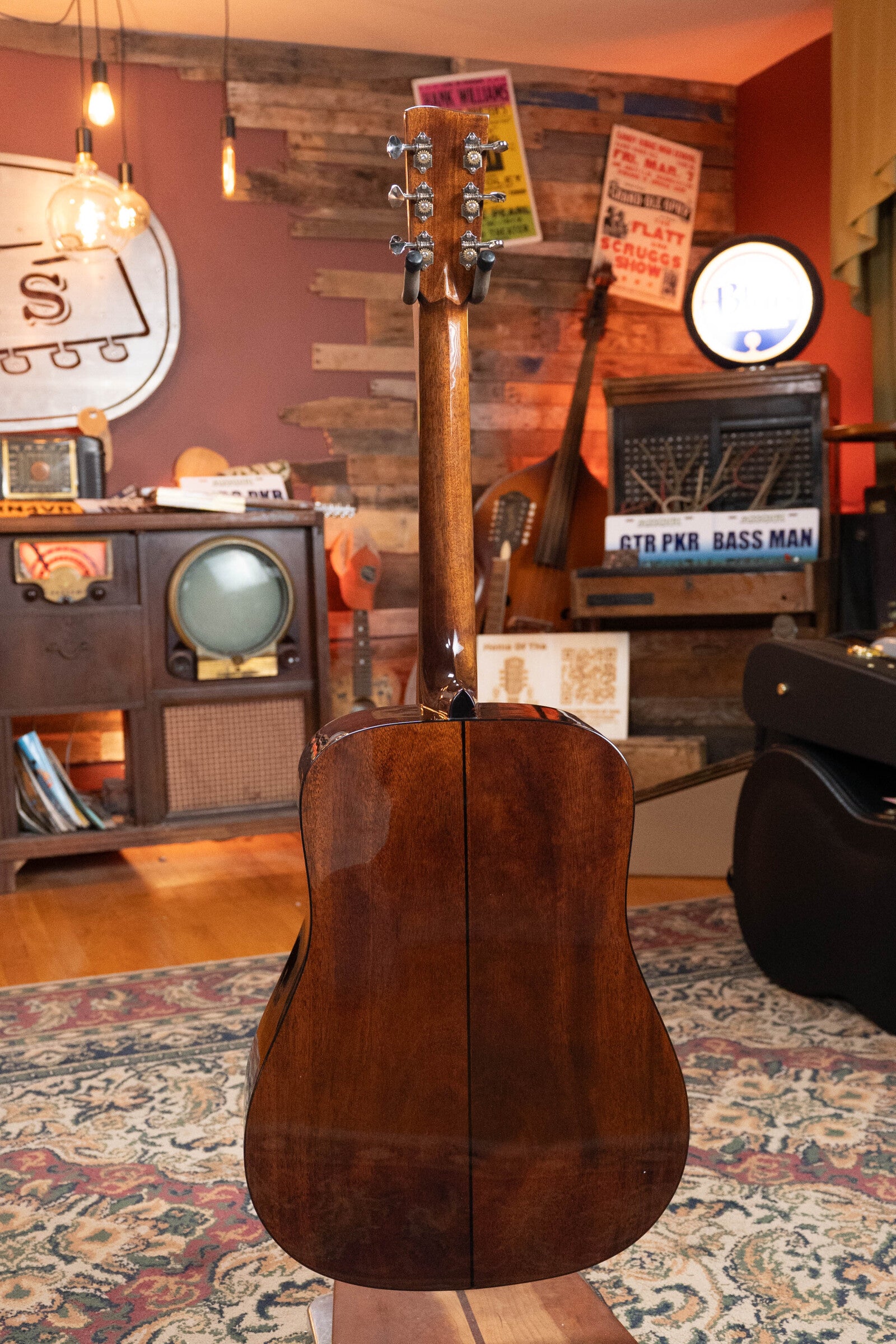 Recording King RD-318 Aged Adirondack/African Mahogany Dreadnaught Acoustic Guitar #0493