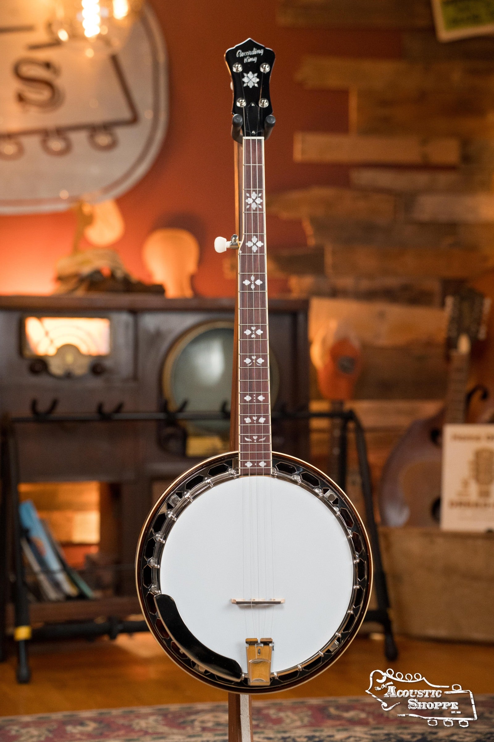 Recording King RK-R20 Songster Resonator Banjo #0647