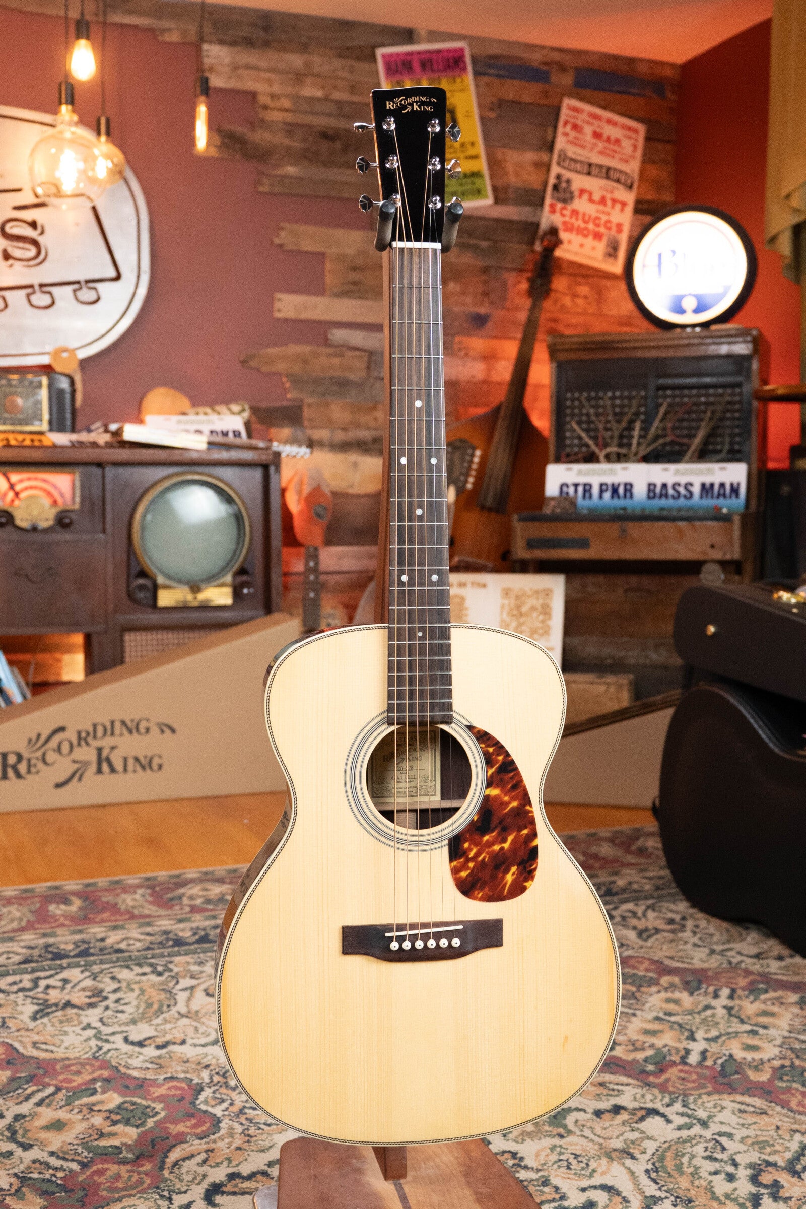 Recording King RO-328 Adirondack/Rosewood OOO Acoustic Guitar #0121