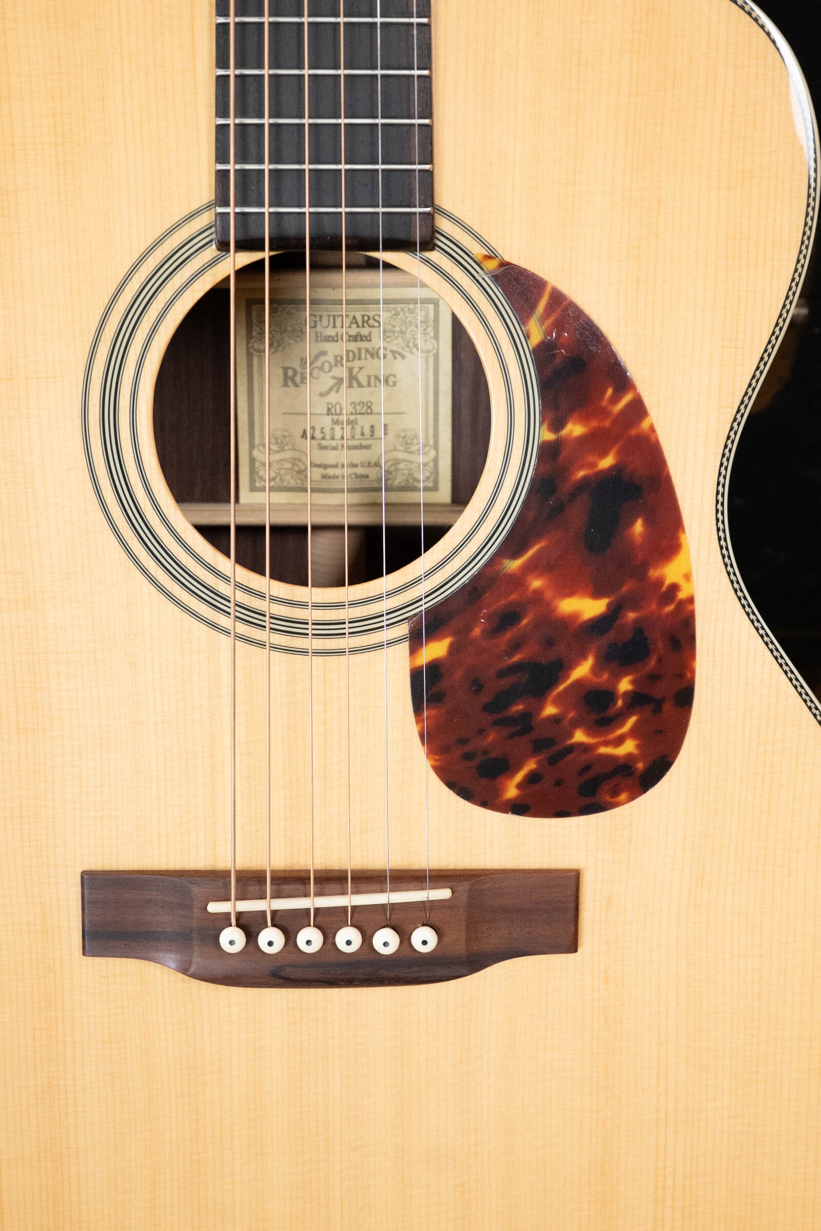 Recording King RO-328 Adirondack/Rosewood OOO Acoustic Guitar #0498