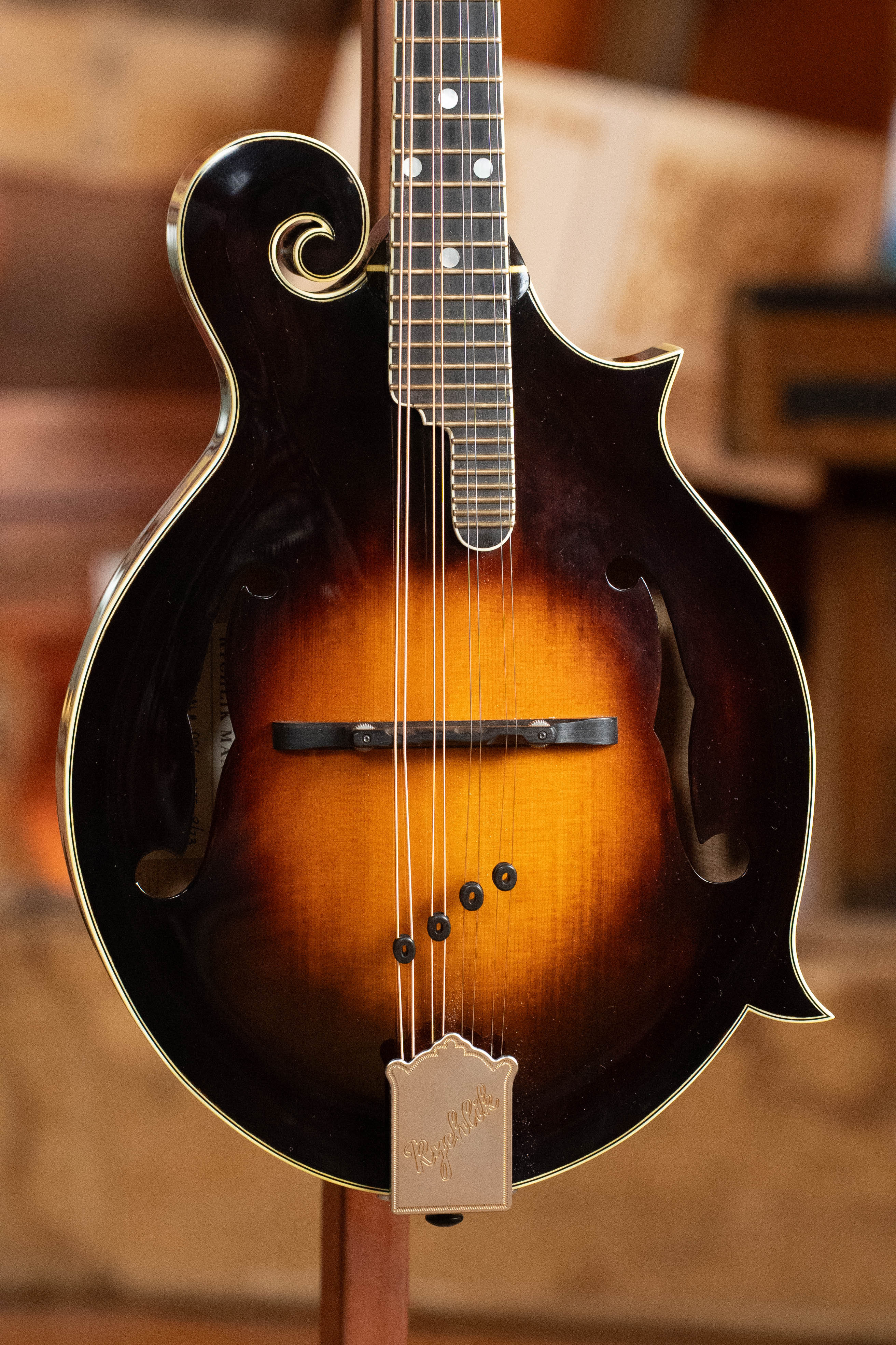 Rychlik Aged Adirondack/Sugar Maple Sunburst F-Style Mandolin #006