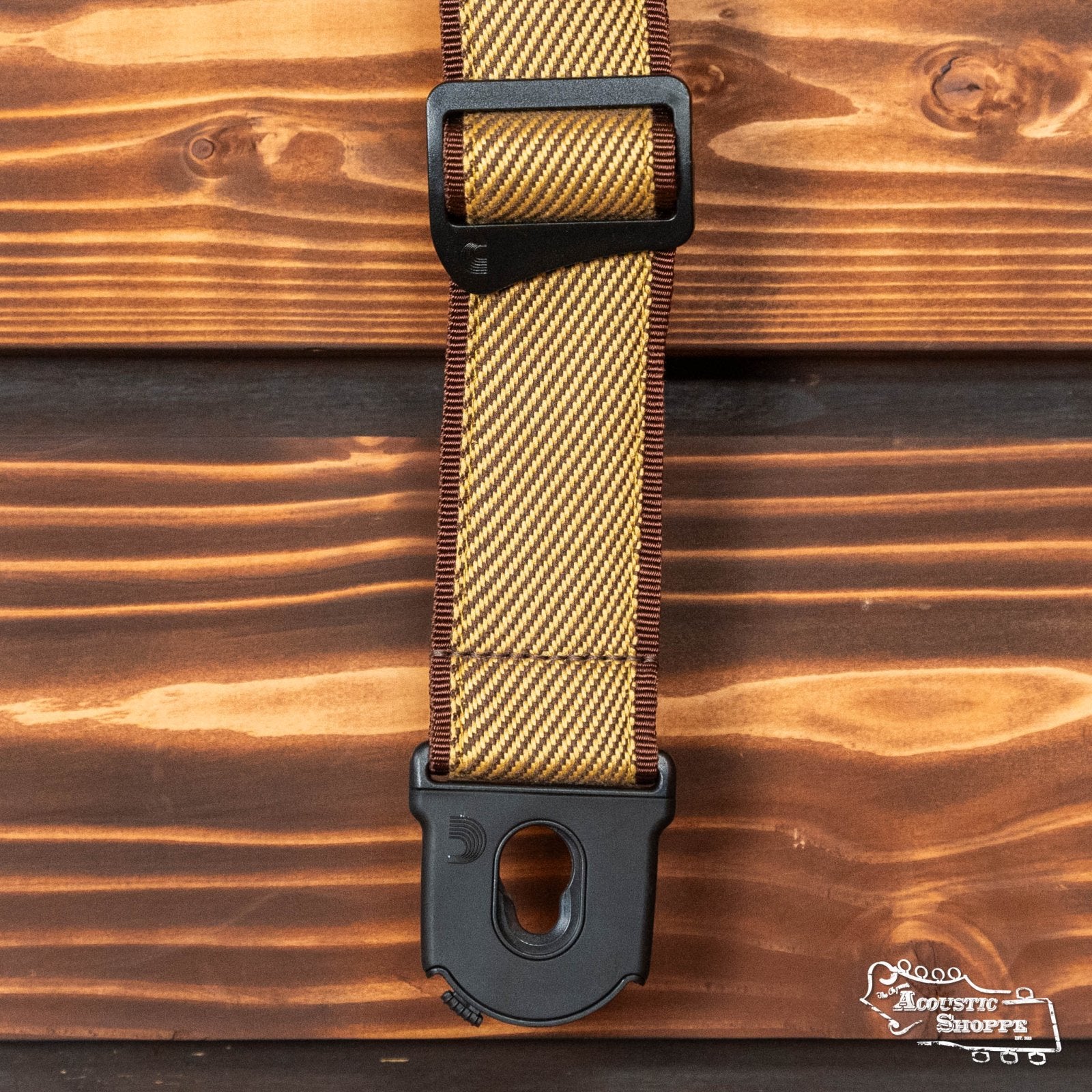 D'Addario 50PLB06 Planet Lock Guitar Strap - Tweed