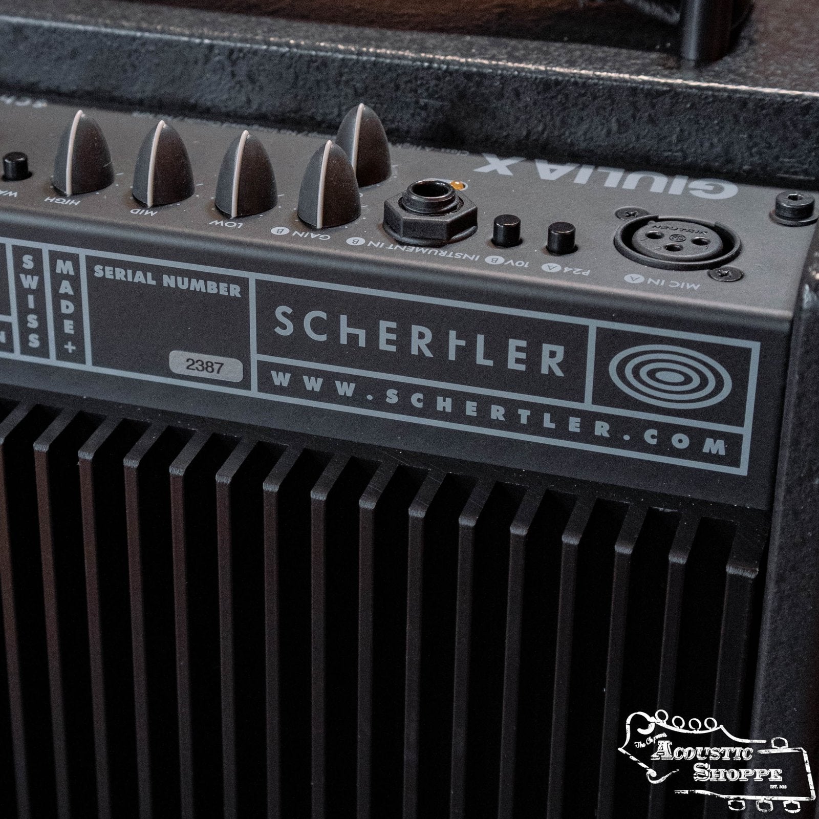 Schertler Amp GIULIA - X w/ Anthracite Finish