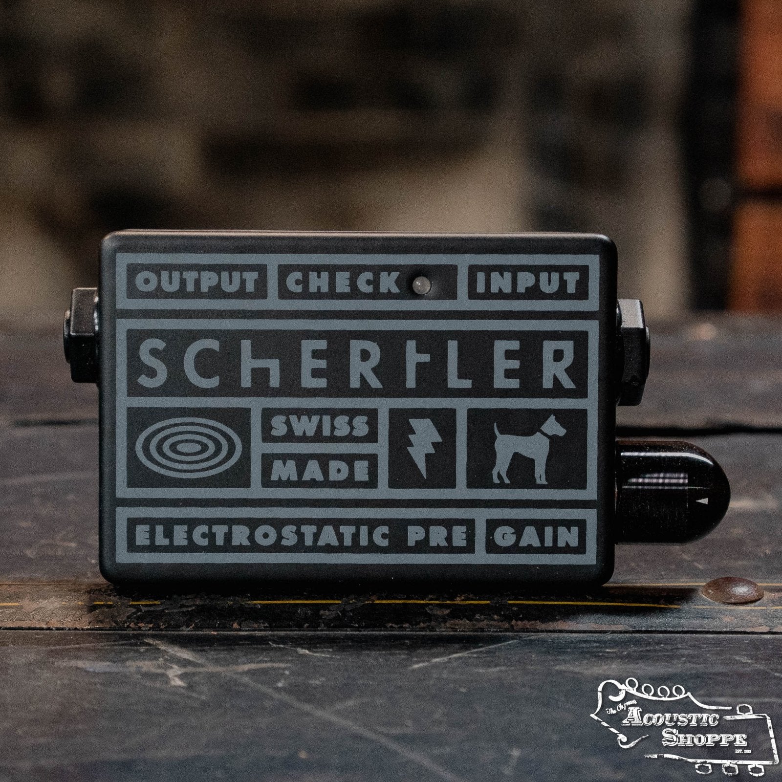 Schertler STAT-V-SET Violin Pickup, Preamp, and Cable w/ Volume Control
