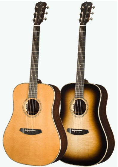 PRE-ORDER DEPOSIT ONLY *New 2026 NAMM Model* Breedlove Artisan Series Adirondack/Rosewood Gloss Edgeburst Dreadnought Guitar w/LR Baggs Electronics