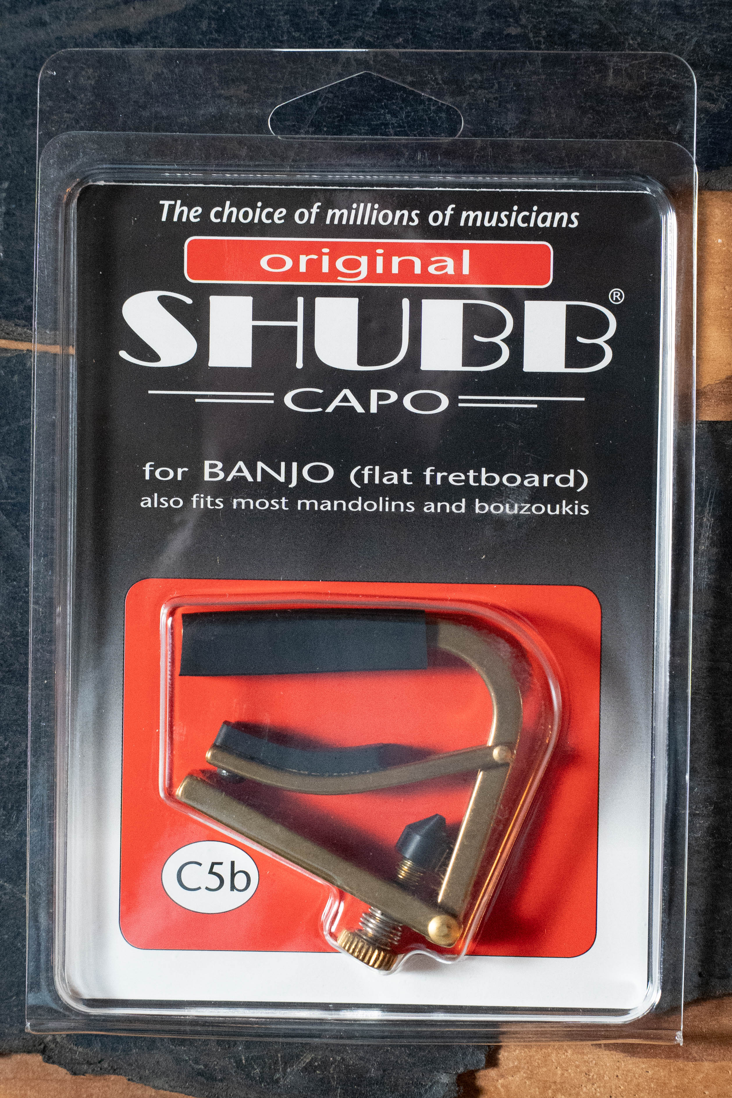 Shubb C5b Classic Brass Banjo Capo