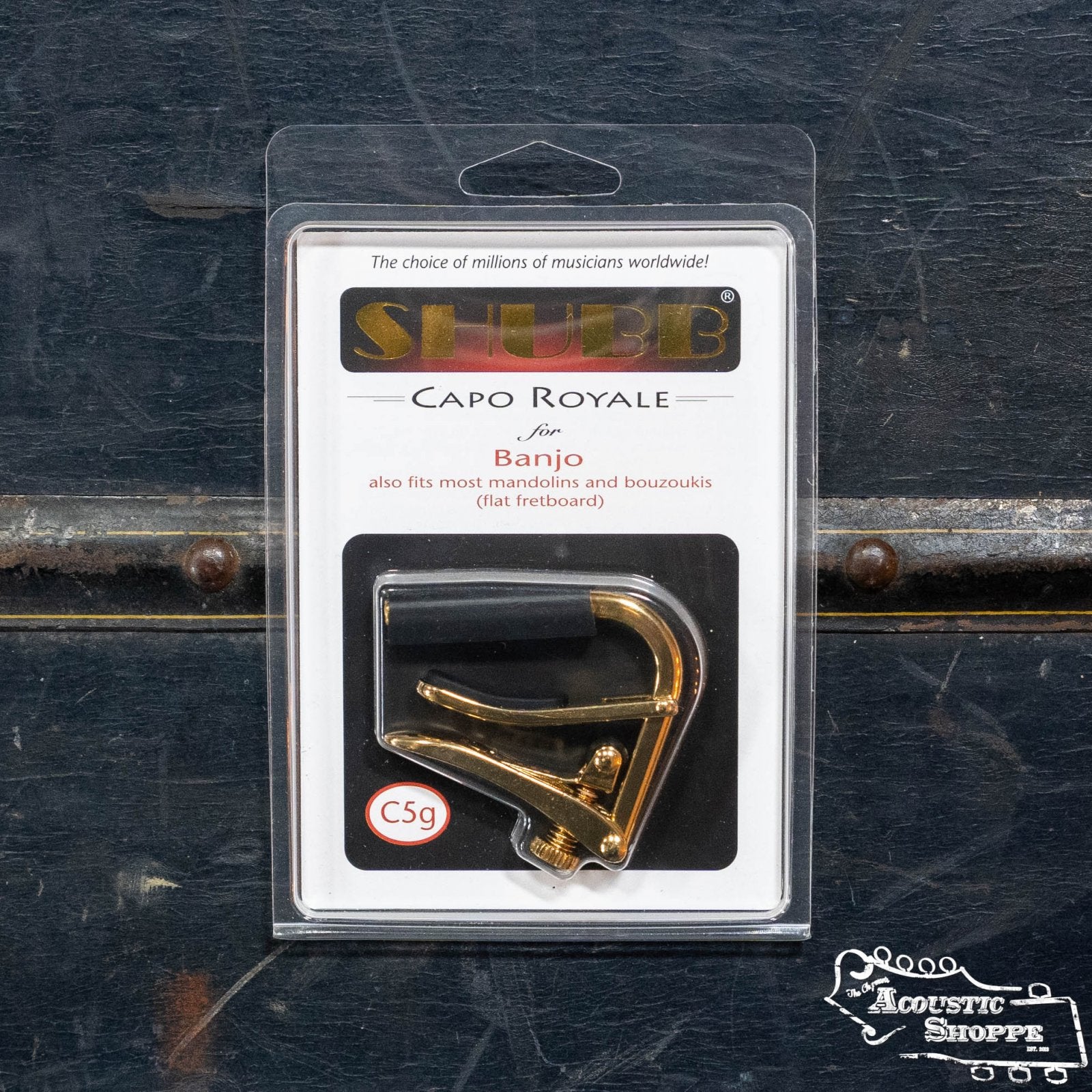 Shubb C5g Royale Gold Banjo Capo