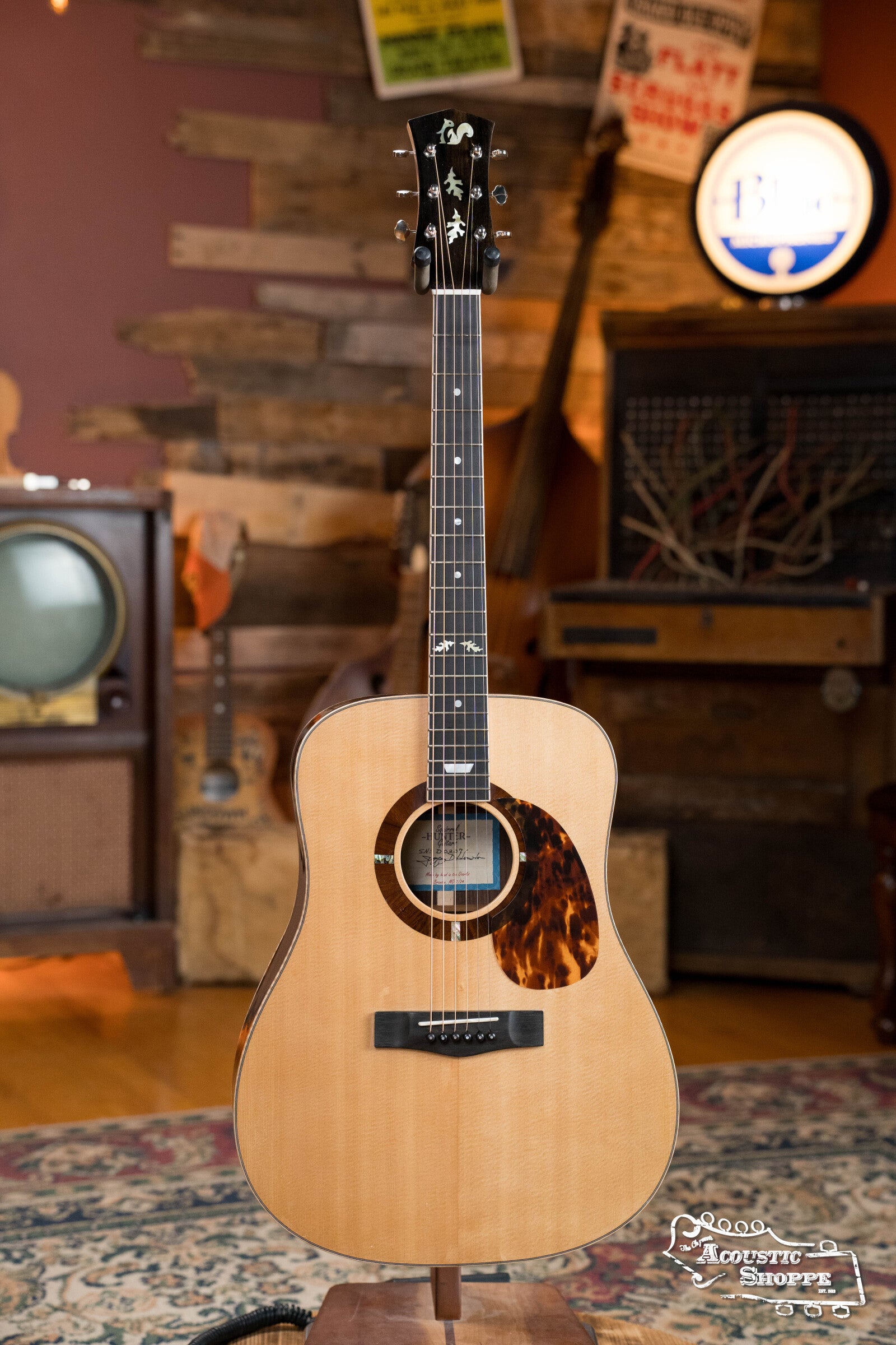 Squirrel Hunter Rosewood Dreadnought Sitka Spruce/ East Indian Rosewood- Local Luthier Showcase
