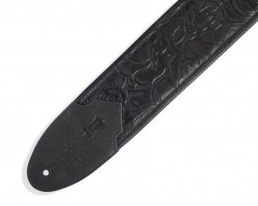 Levy's 3" Embossed Leather Guitar Strap With Garment Leather Backing (M4WP-007)