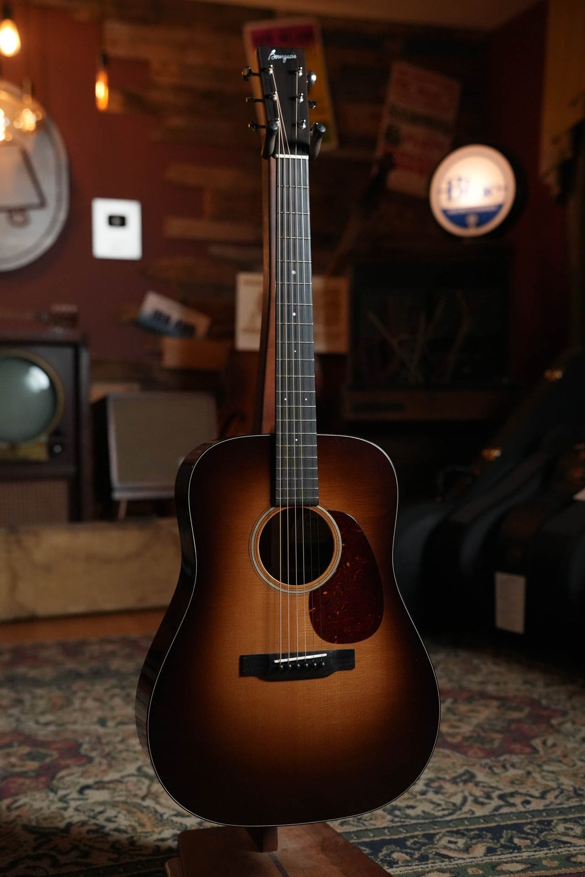 *Dread-Not Certified Used* Bourgeois Touchstone Country Boy Sunburst Dreadnought Acoustic Guitar #1306