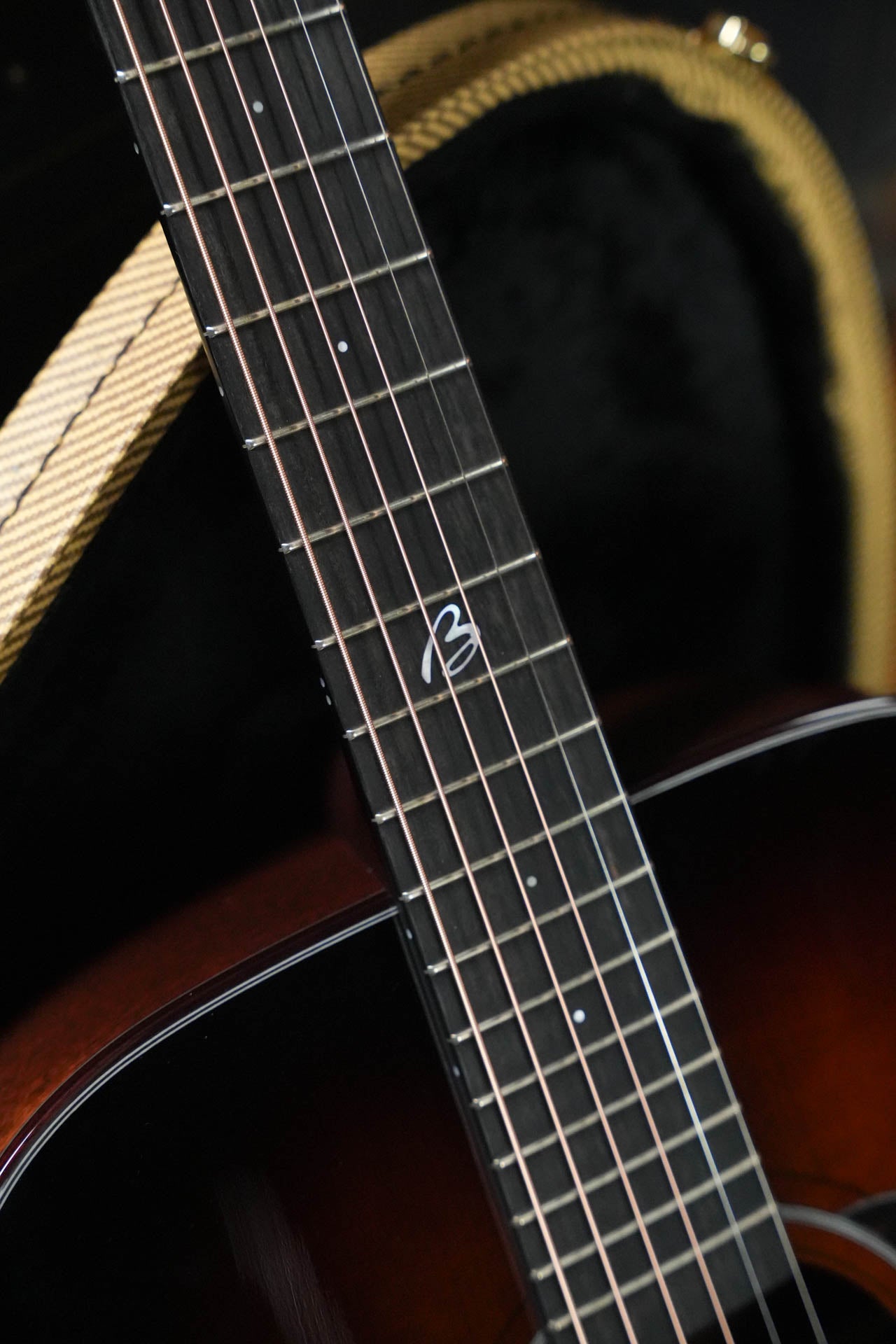 *Stage Ready* Boucher BG-42T-BG Torrefied Adirondack/Torrefied Mahogany Bluegrass Goose Ambertone Burst Gold Pack Dreadnought Acoustic Guitar #1074