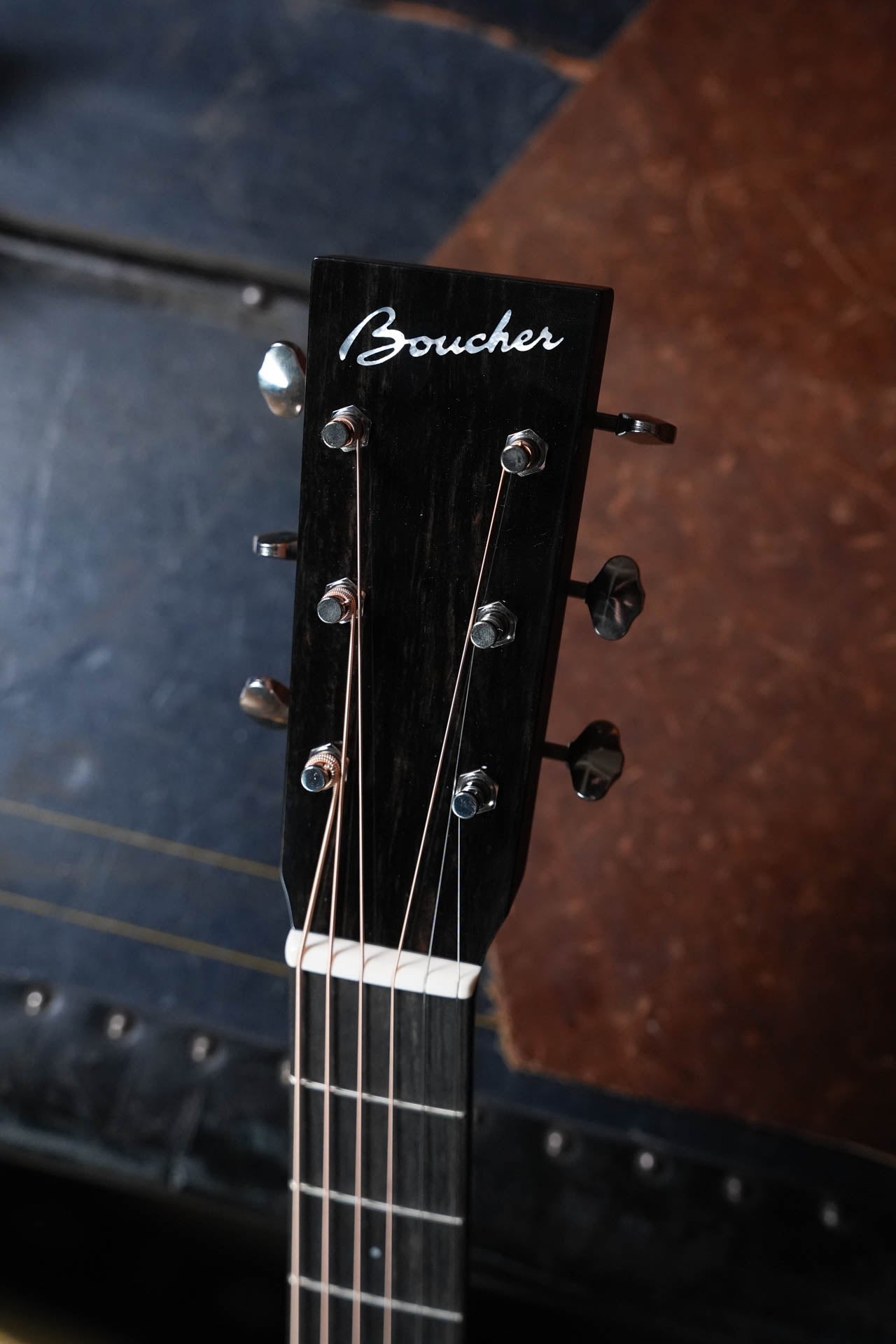 *Stage Ready* Boucher BG-42T-BG Torrefied Adirondack/Torrefied Mahogany Bluegrass Goose Ambertone Burst Gold Pack Dreadnought Acoustic Guitar #1074