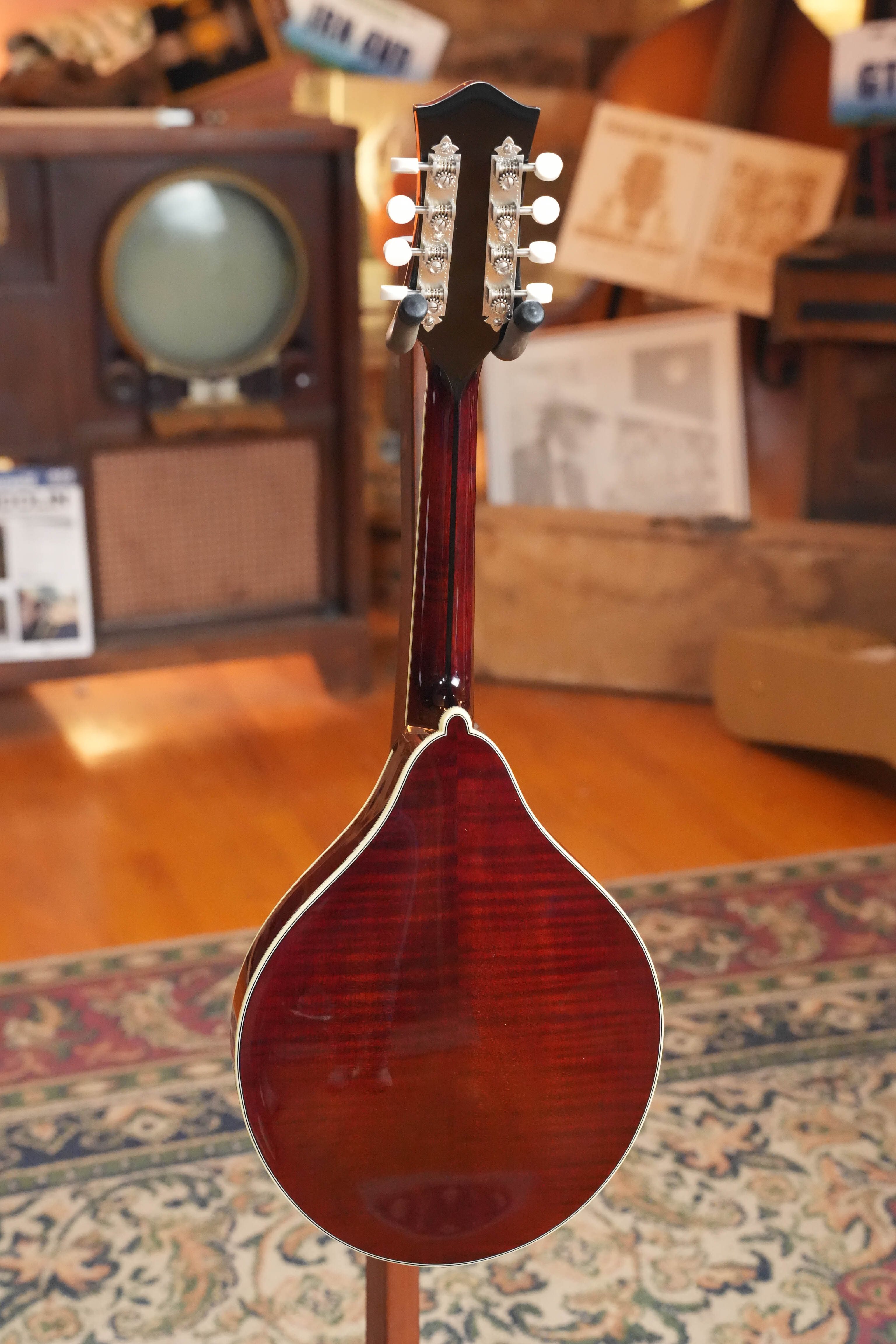 *Stage Ready* TAS Exclusive Bourgeois M5-A-CR Cordovan Red A-Style Mandolin #2122