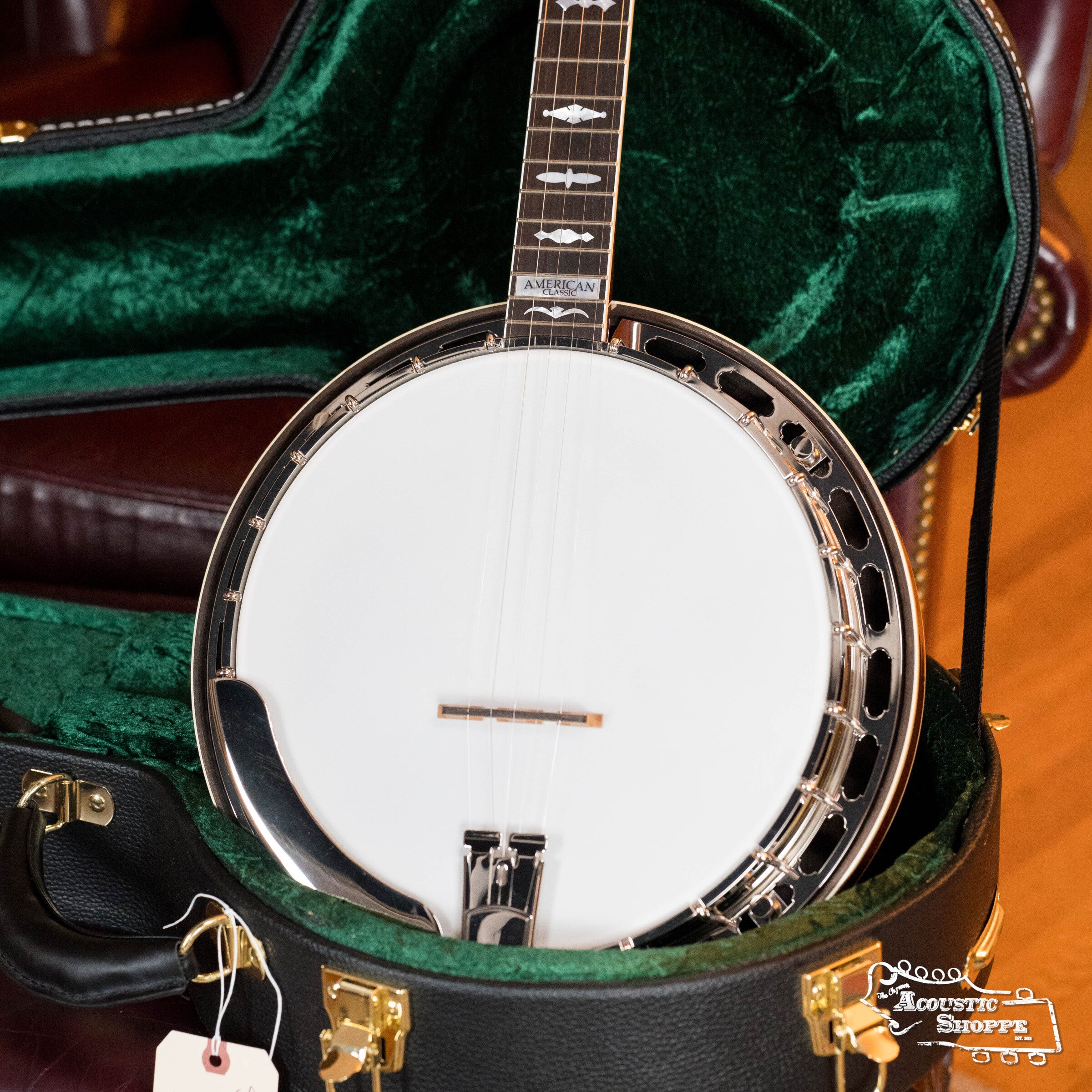 Sullivan American Classic 75 "Leaves and Bows" Pattern Mahogany Resonator Banjo #0241