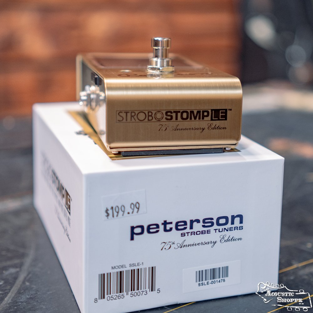Peterson StroboStomp LE 75th Anniversary Limited Edition Tuner Pedal (SSLE)