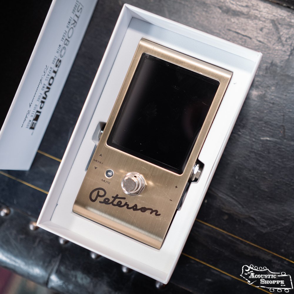 tuner pedal with buffer Peterson StroboStomp LE 75th Anniversary Limited Edition Tuner Pedal (
